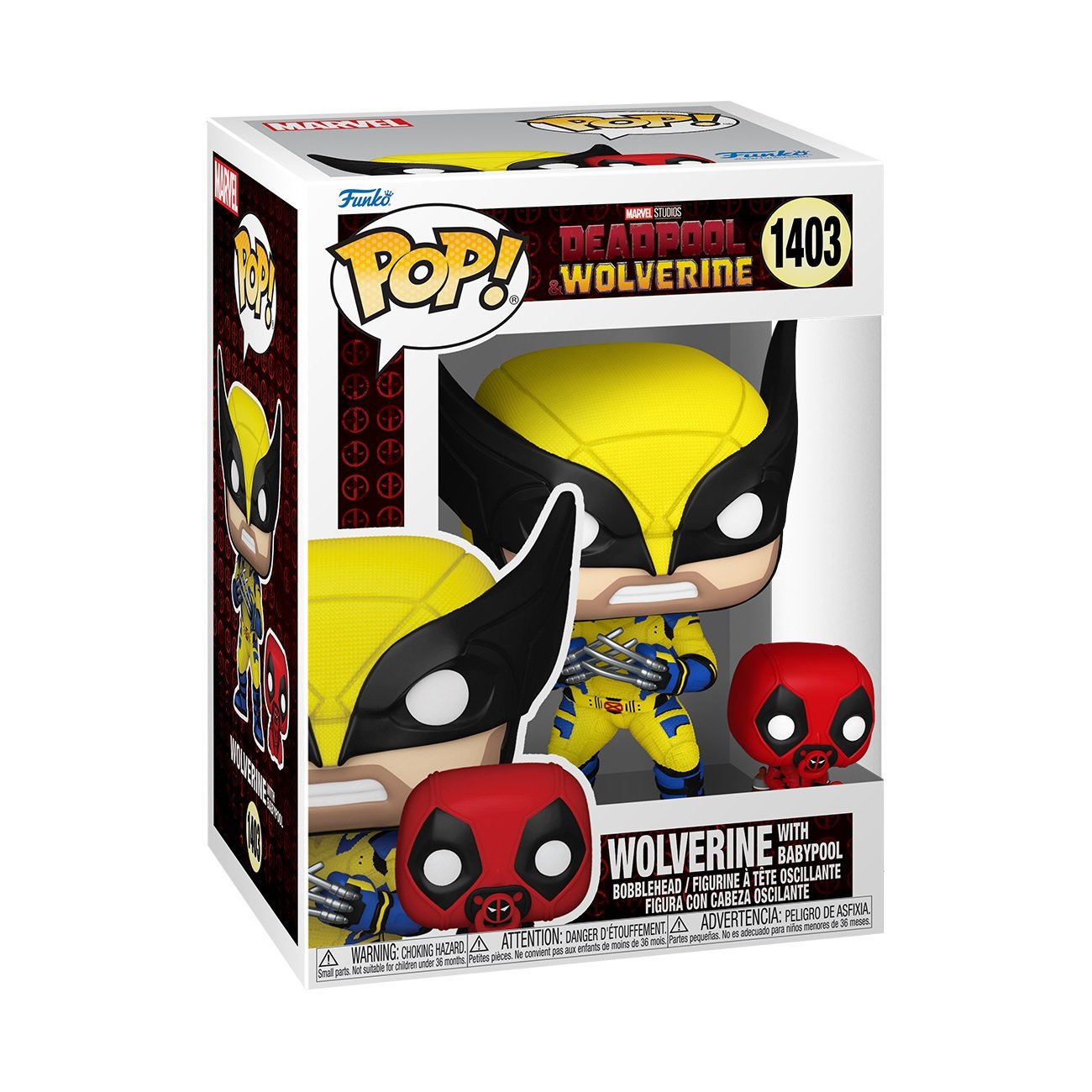 Funko Pop! Marvel: Deadpool 3 - Wolverine with Babypool - flash vidéo