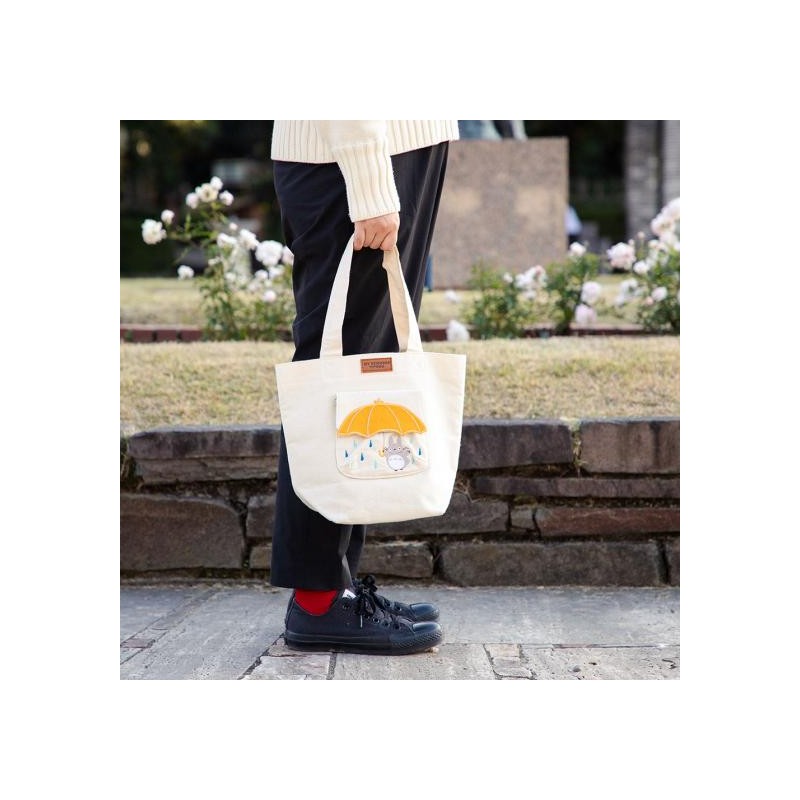 Ghibli - Mon voisin Totoro - Sac à main avec étui Totoro avec un parapluie - flash vidéo