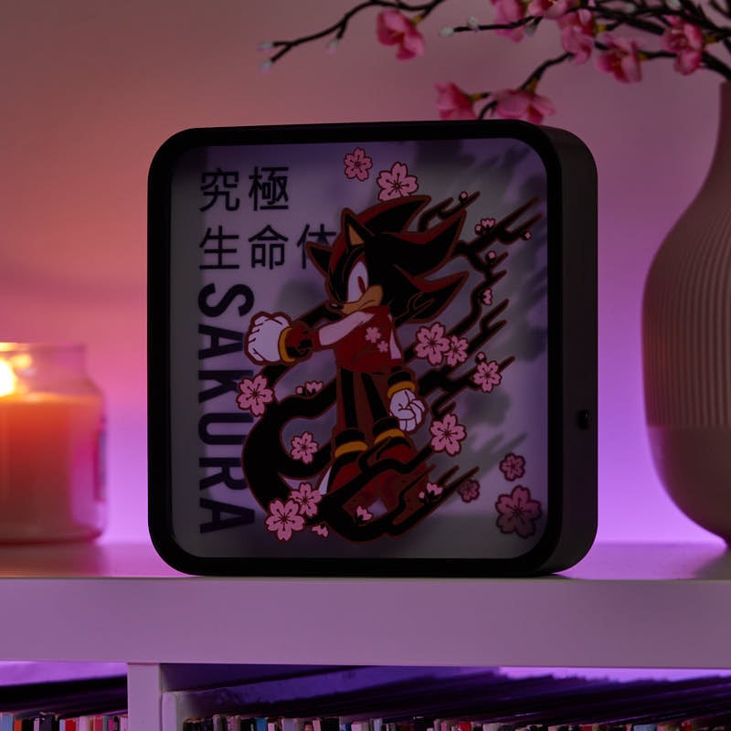 Numskull - Sonic le Hérisson - Lampe en plexiglas Sakura Shadow - flash vidéo