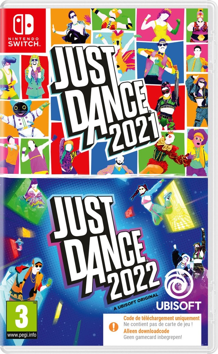 Just Dance 2021 & Just Dance 2022 (Code-in-a-box) - flash vidéo