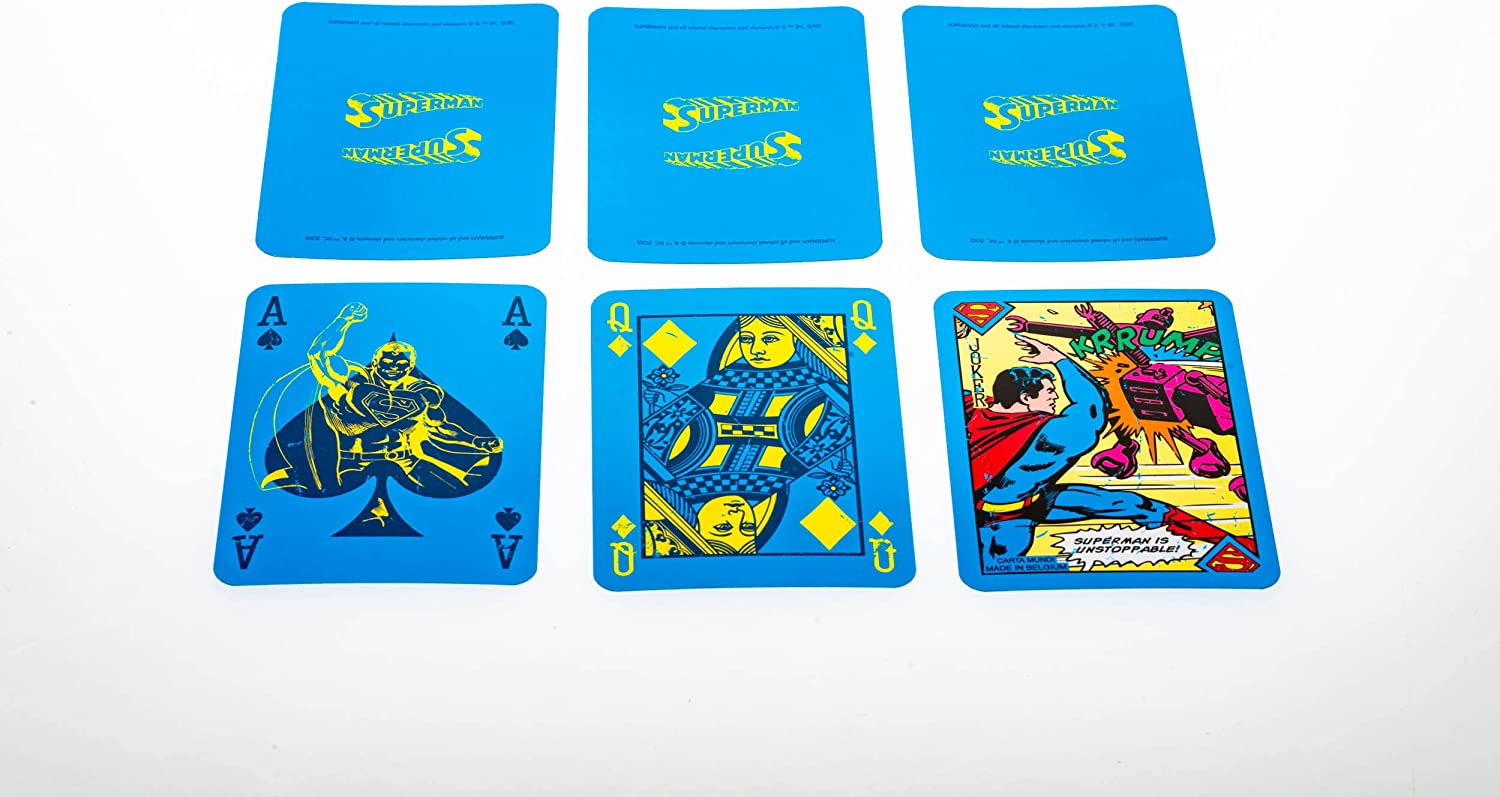 DC Comics Tins - Action Comics #1 - Cartes à Jouer Boite Métallique - flash vidéo