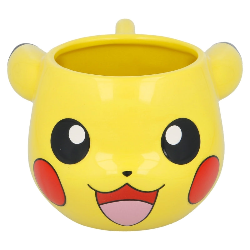 Stor Young Adult - Pokémon - Mug 3D en Dolomite en Boîte Cadeau - Pikachu - 500 ML - flash vidéo