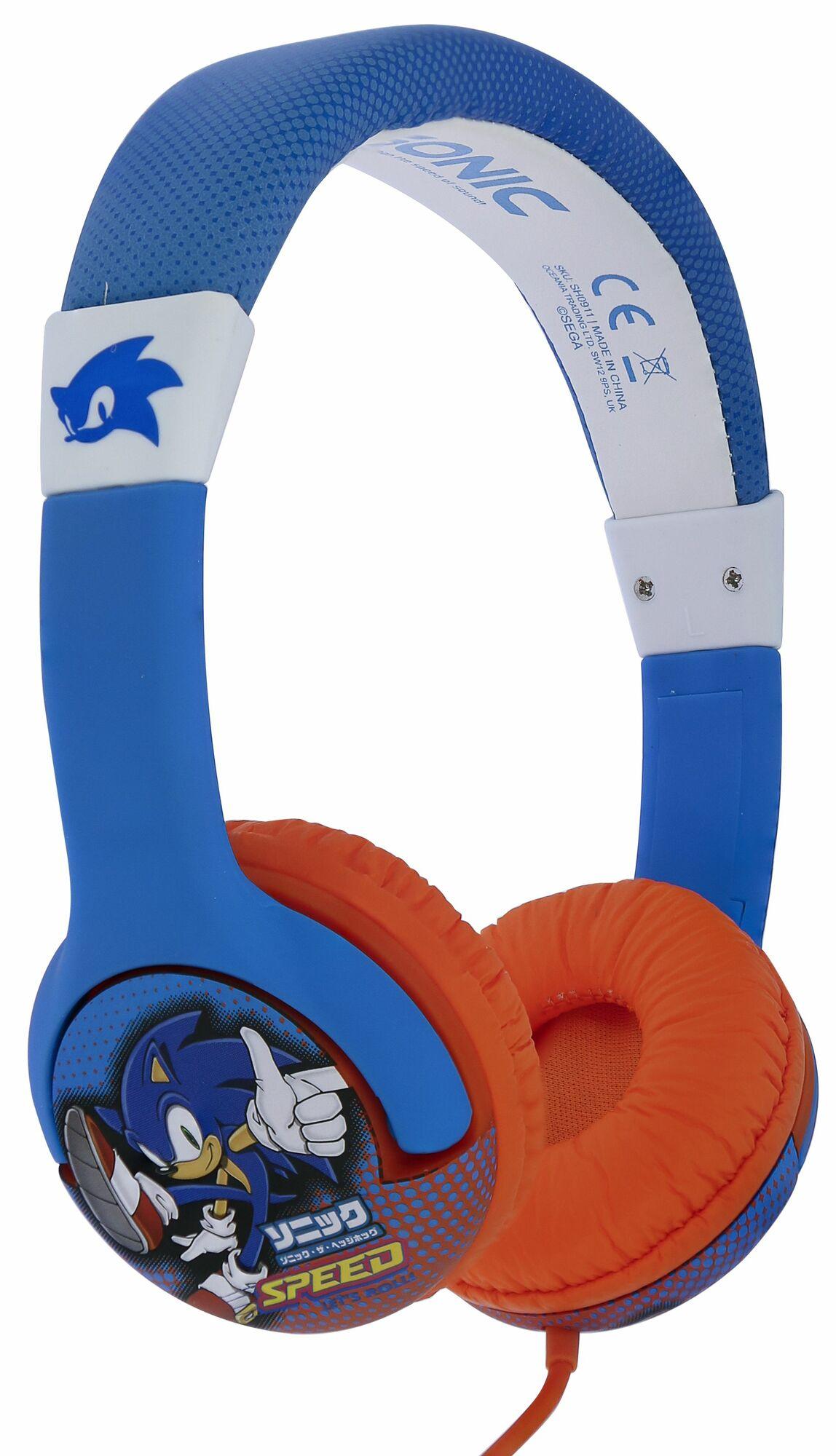 Sega - Casque audio Sonic the Hedgehog pour enfants - flash vidéo