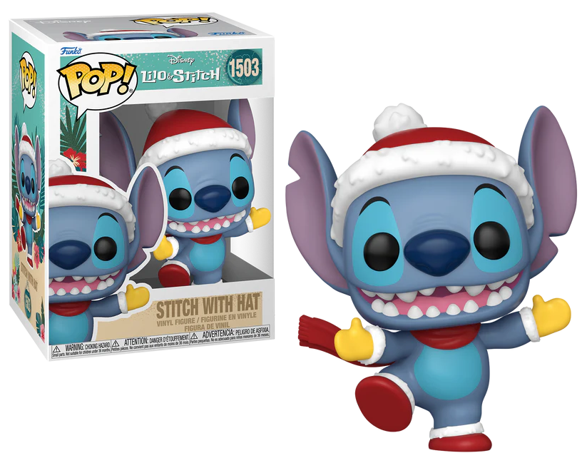 Funko Pop! Disney: Lilo & Stitch: Holiday - Stitch with Hat - flash vidéo