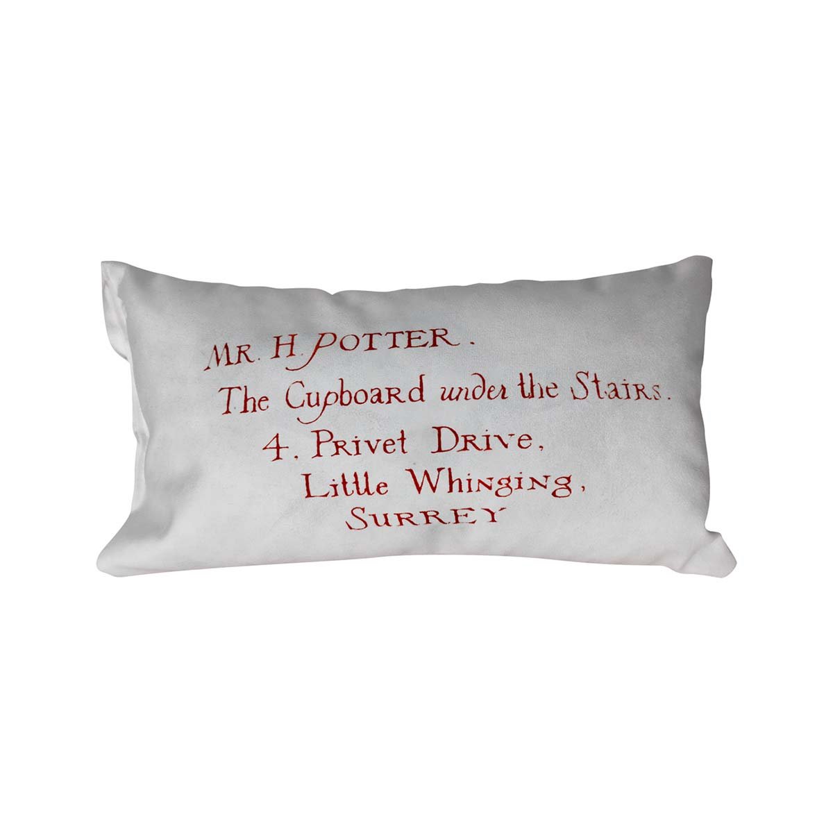 Wizarding World - Harry Potter - Coussin - Lettre de Poudlard - flash vidéo