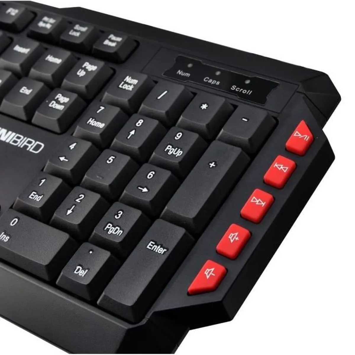 MiniBird Gonolek Wired Keyboard Qwertz CH - flash vidéo