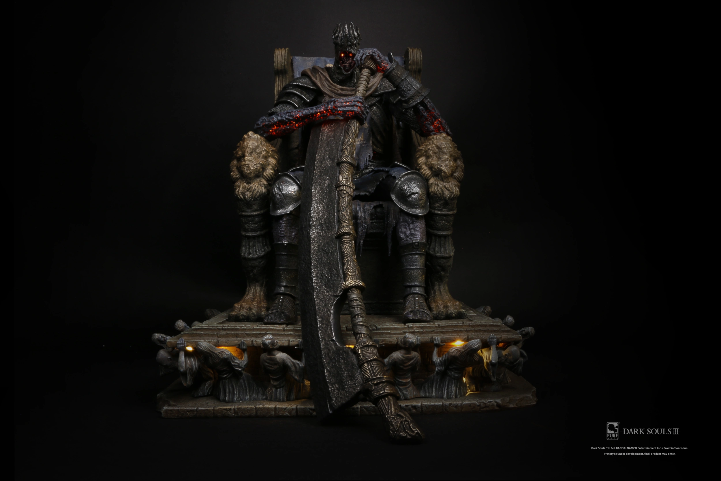 PureArts - 1:12 Scale Statues - Dark Souls 3 - Yhorm Statue 52cm - flash vidéo
