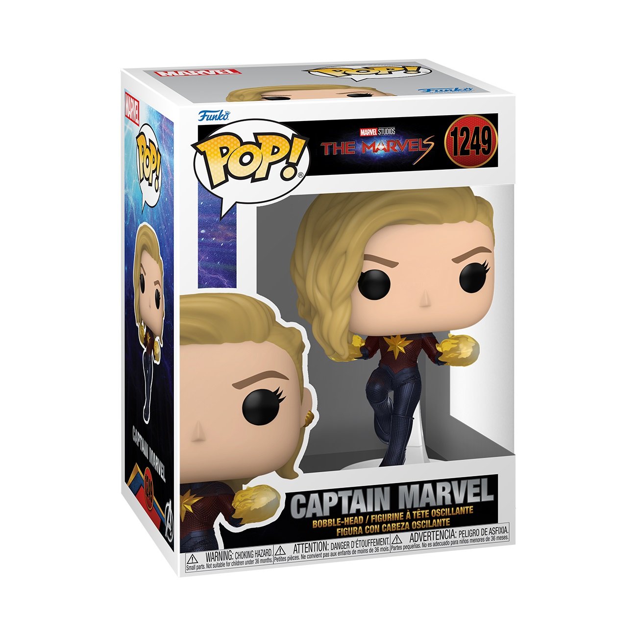 Funko Pop! Vinyl: The Marvels - Captain Marvel - flash vidéo