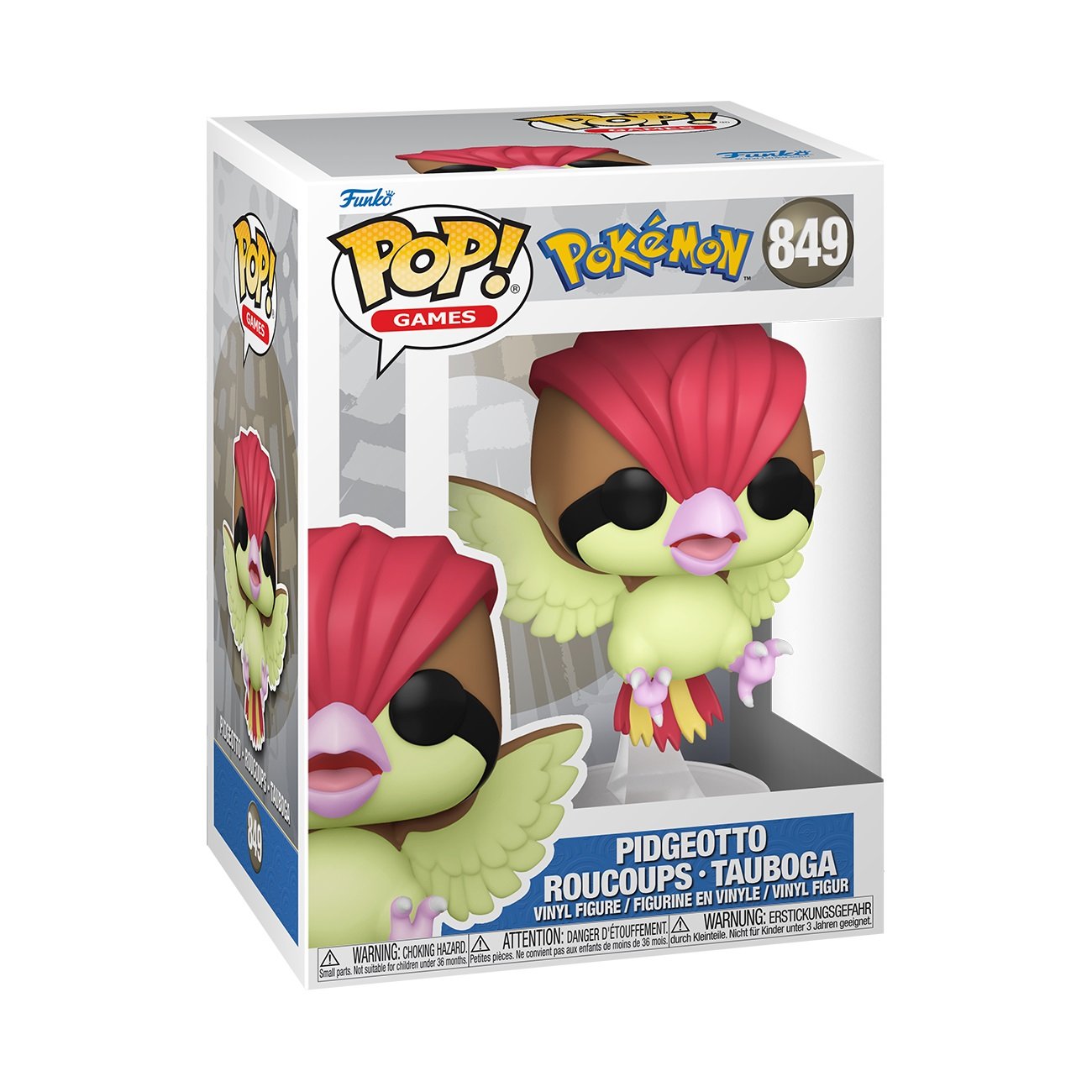 Funko Pop! Games: Pokémon - Roucoups - flash vidéo