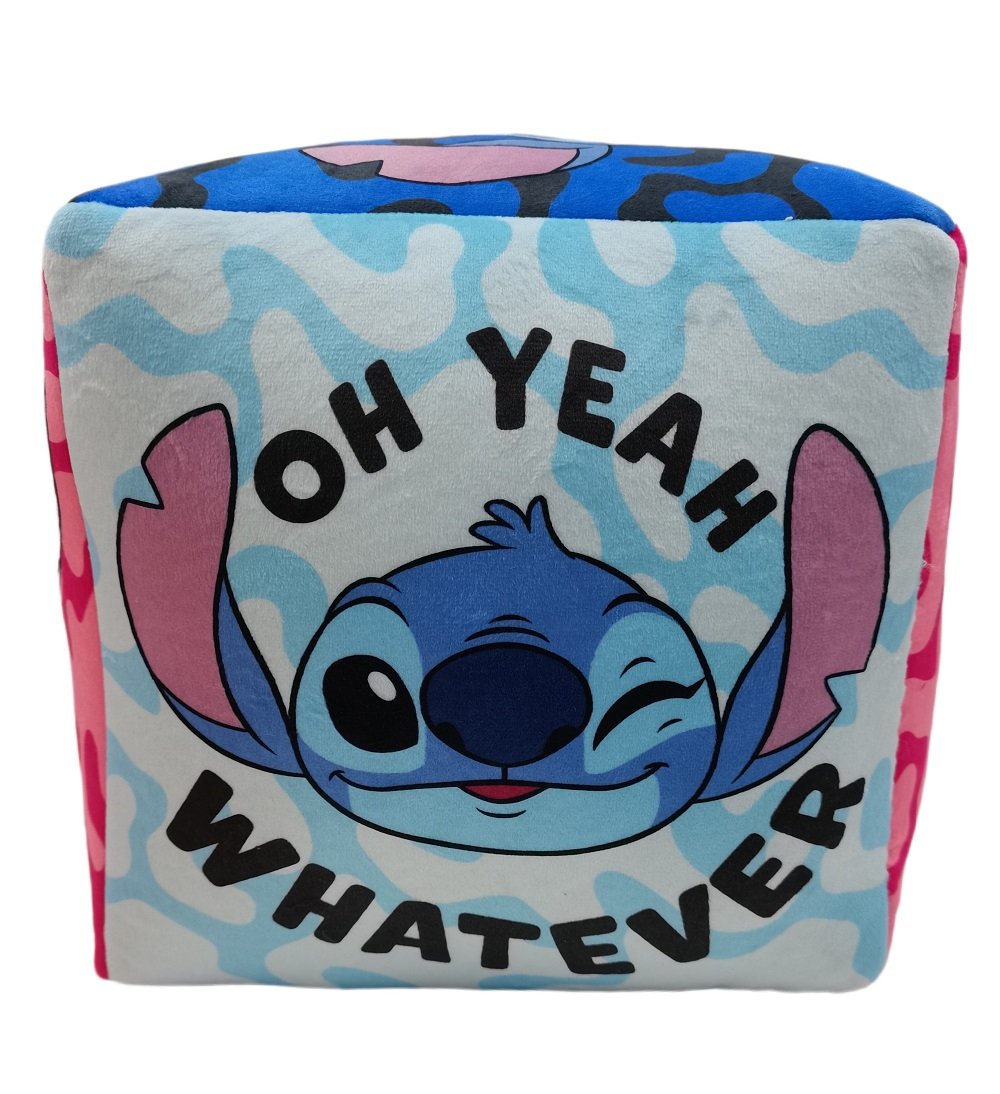 Disney - Lilo et Stitch - Coussin Cube Premium (25x25x25cm) - flash vidéo