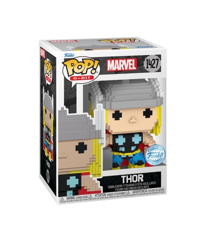 Funko Pop! Marvel: 8-Bit - Thor - flash vidéo