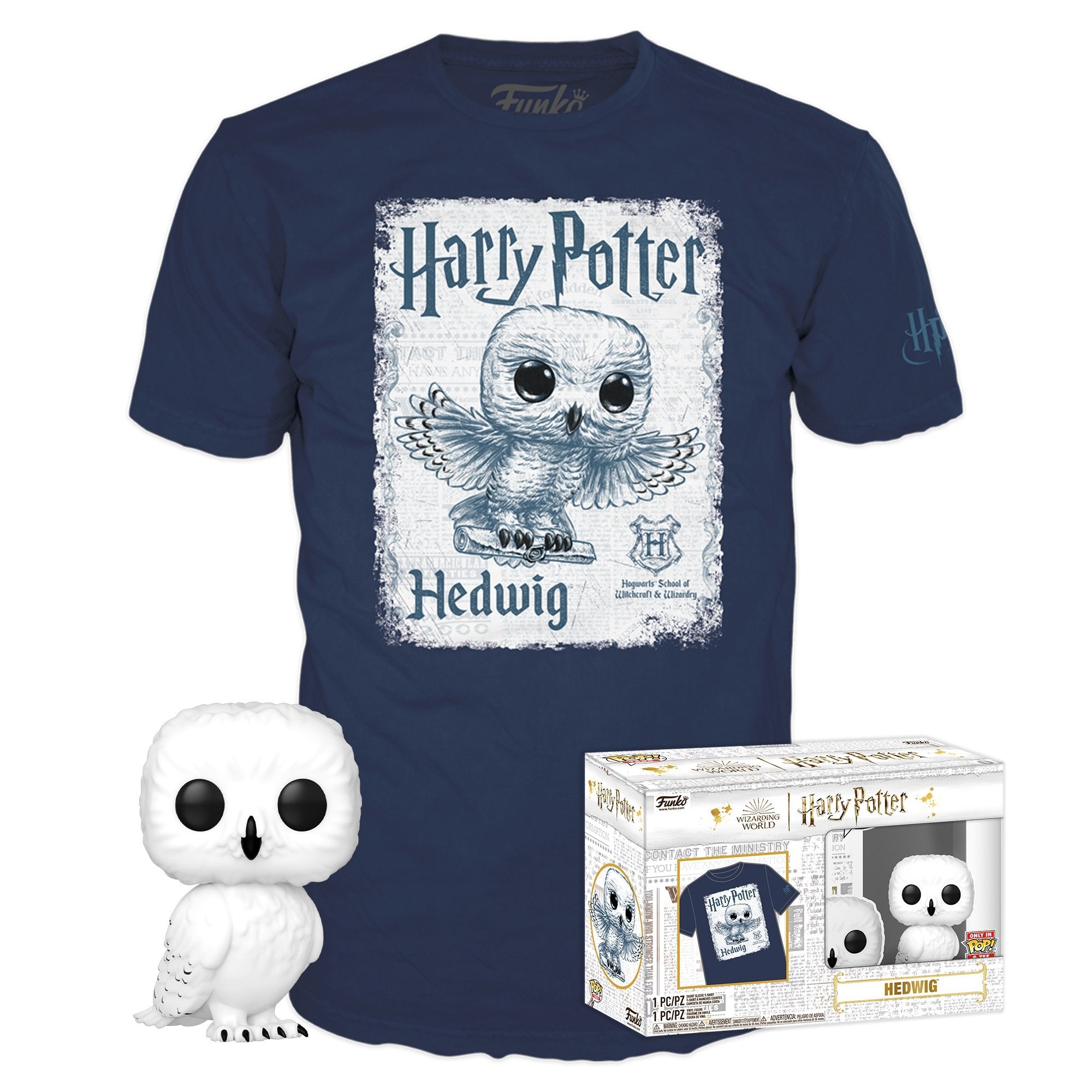 Funko Pop! & Tee: Harry Potter - Hedwig - M - flash vidéo