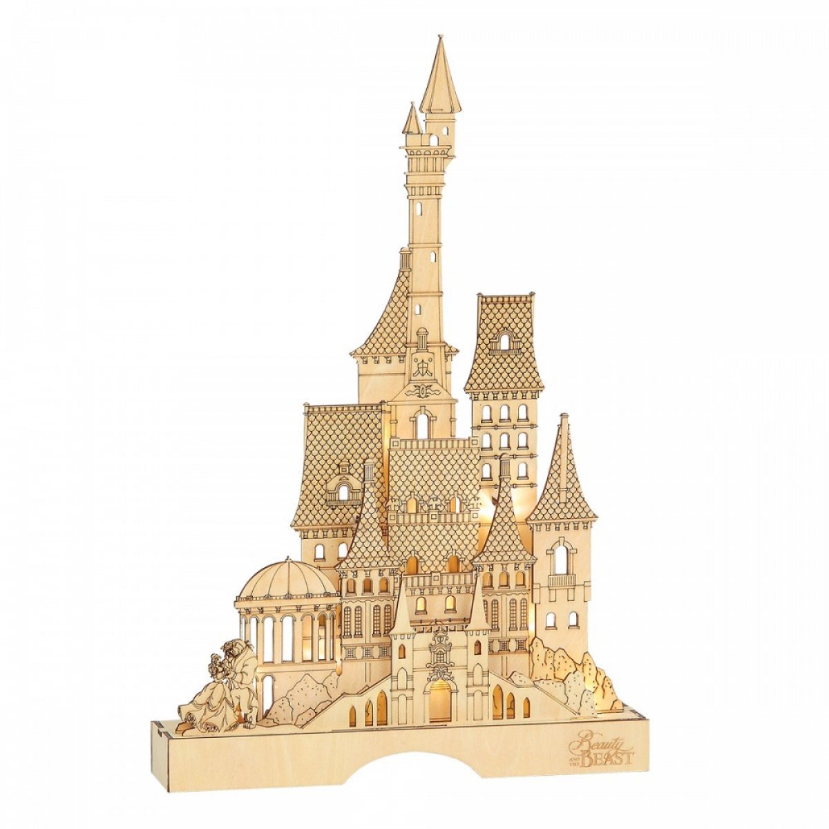 ENESCO - Château illuminé Disney La Belle et la Bête - flash vidéo