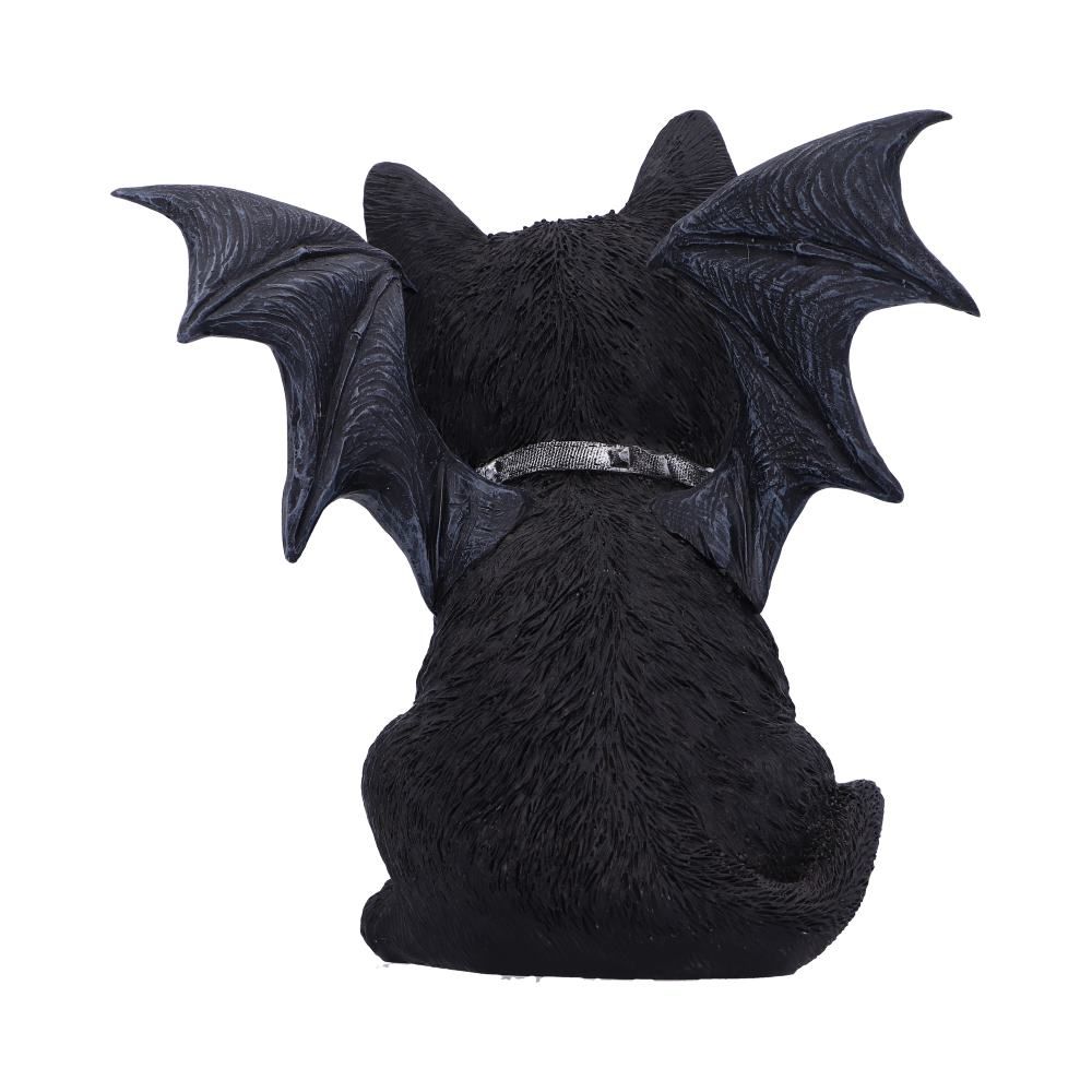 Vampuss - Figurine de chat chauve-souris noir 16cm - flash vidéo