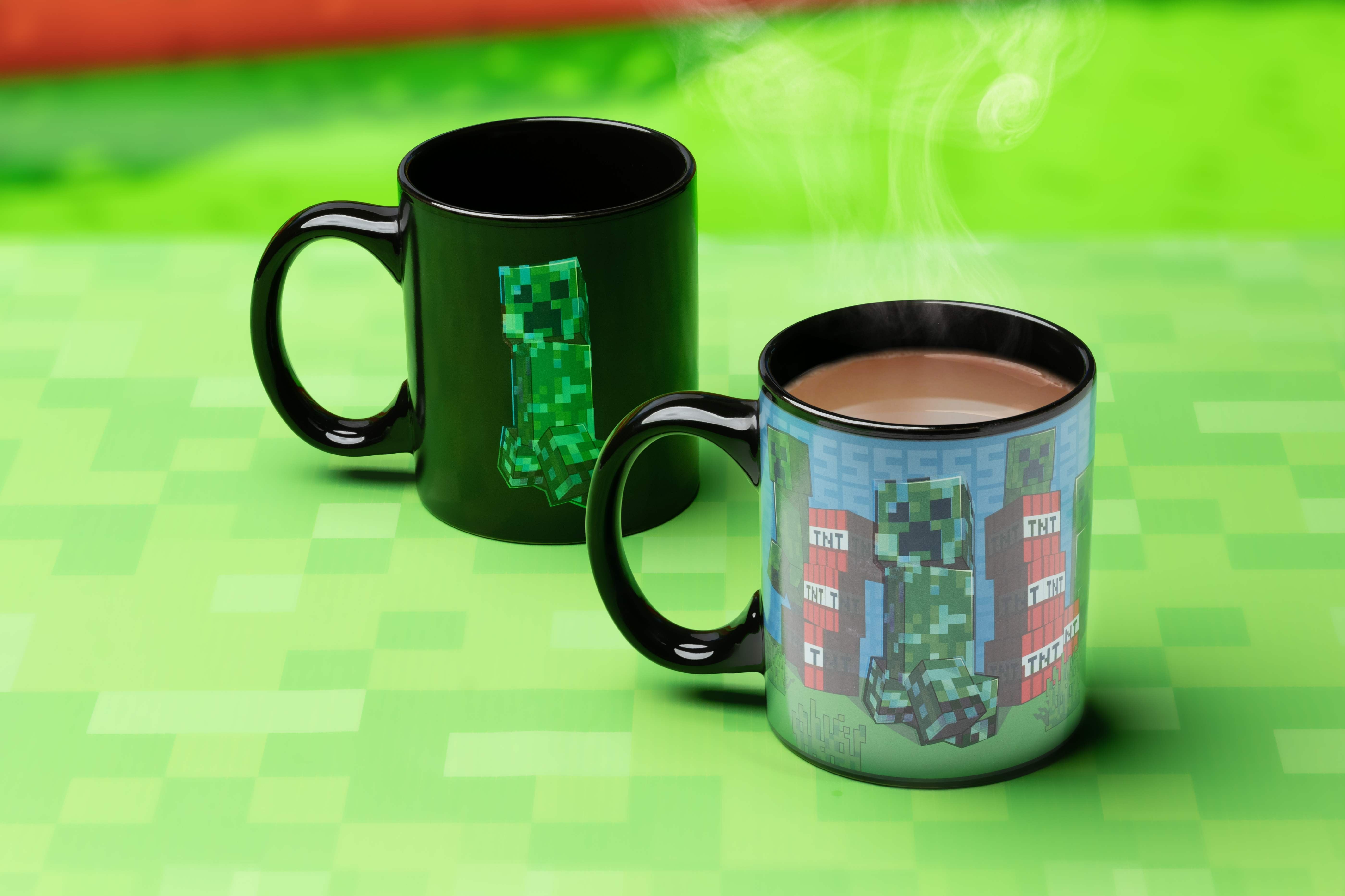 Minecraft - Mug thermoréactif Creeper 300ml - flash vidéo