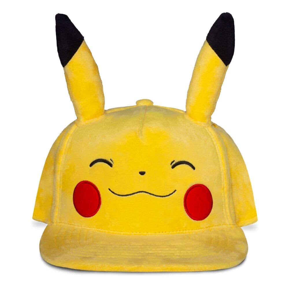 Pokémon - Casquette Snapback "Pikachu Souriant" - flash vidéo