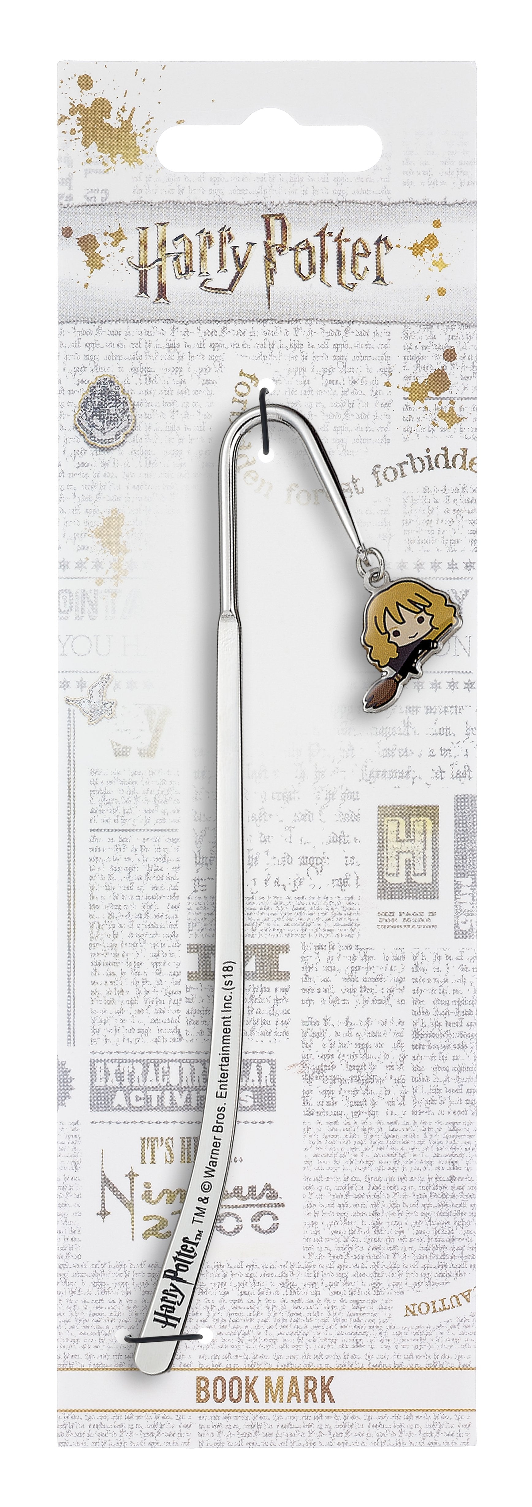 Harry Potter - Marque-page Hermione Chibi sur son balai - flash vidéo