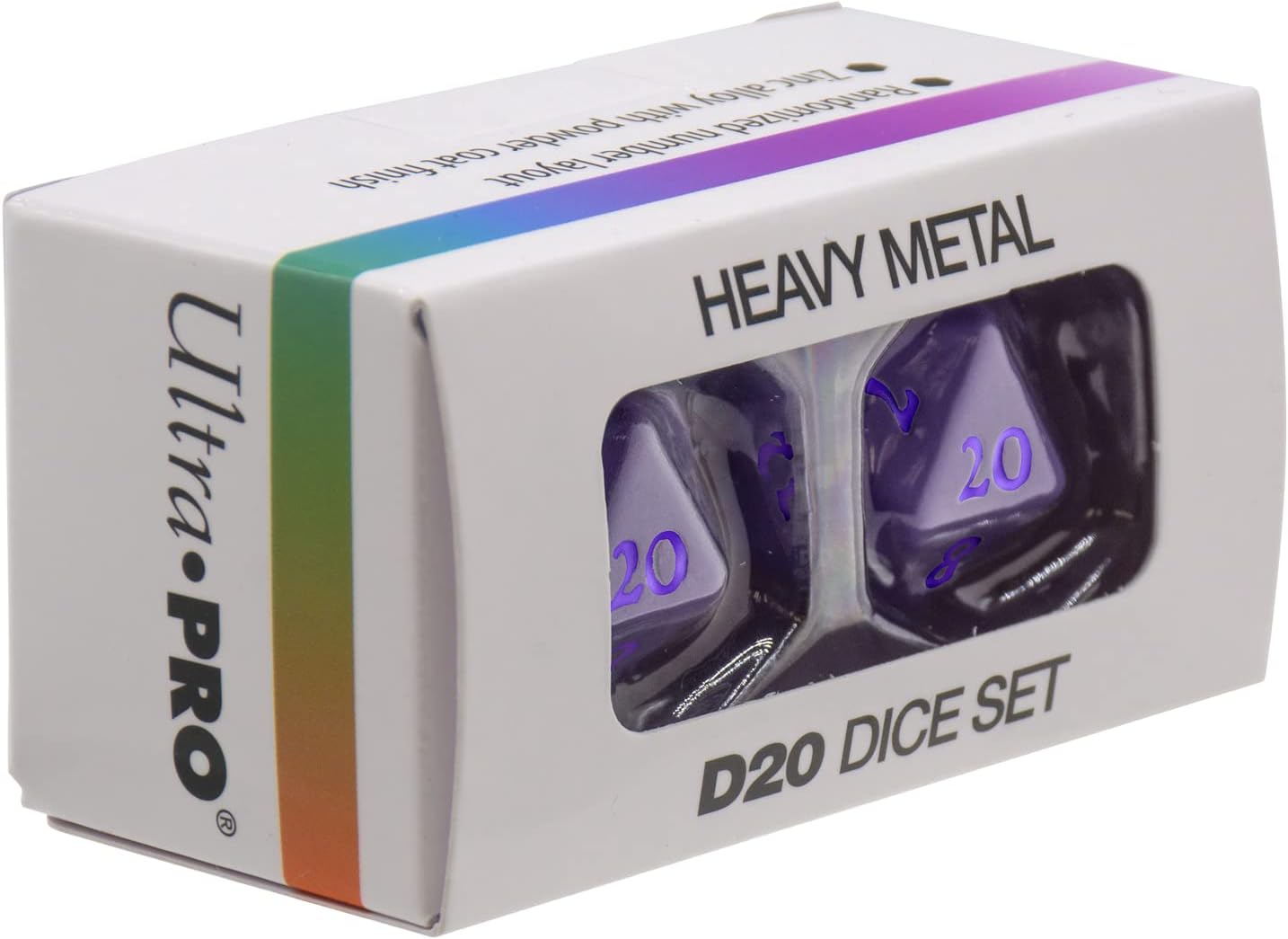 Ultra Pro - Vivid Heavy Metal D20 : Violet - flash vidéo
