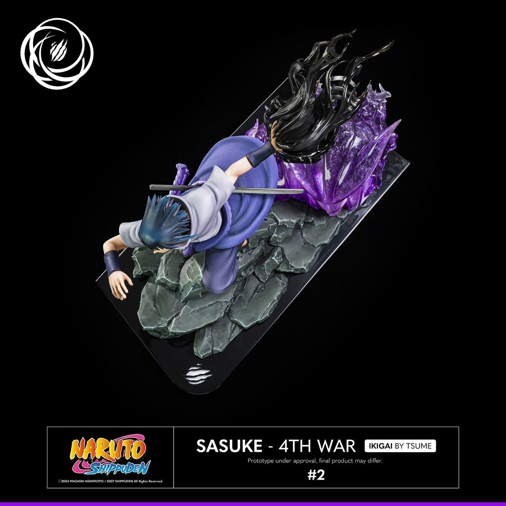 Naruto Shippuden - Statue IKIGAI Sasuke 4th War - flash vidéo
