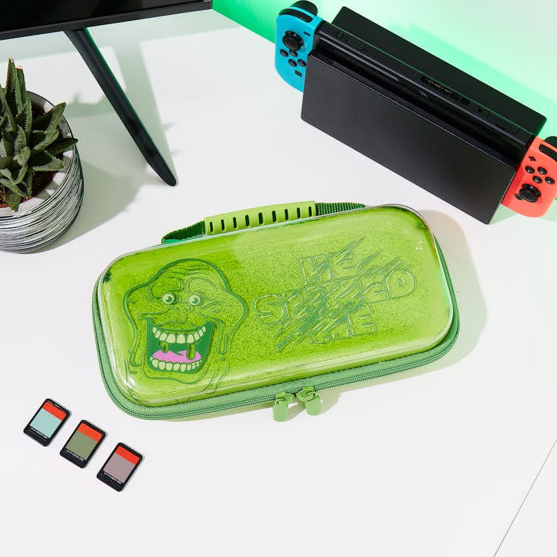 SOS Fantômes - Housse de transport Slimer pour Nintendo Switch - flash vidéo