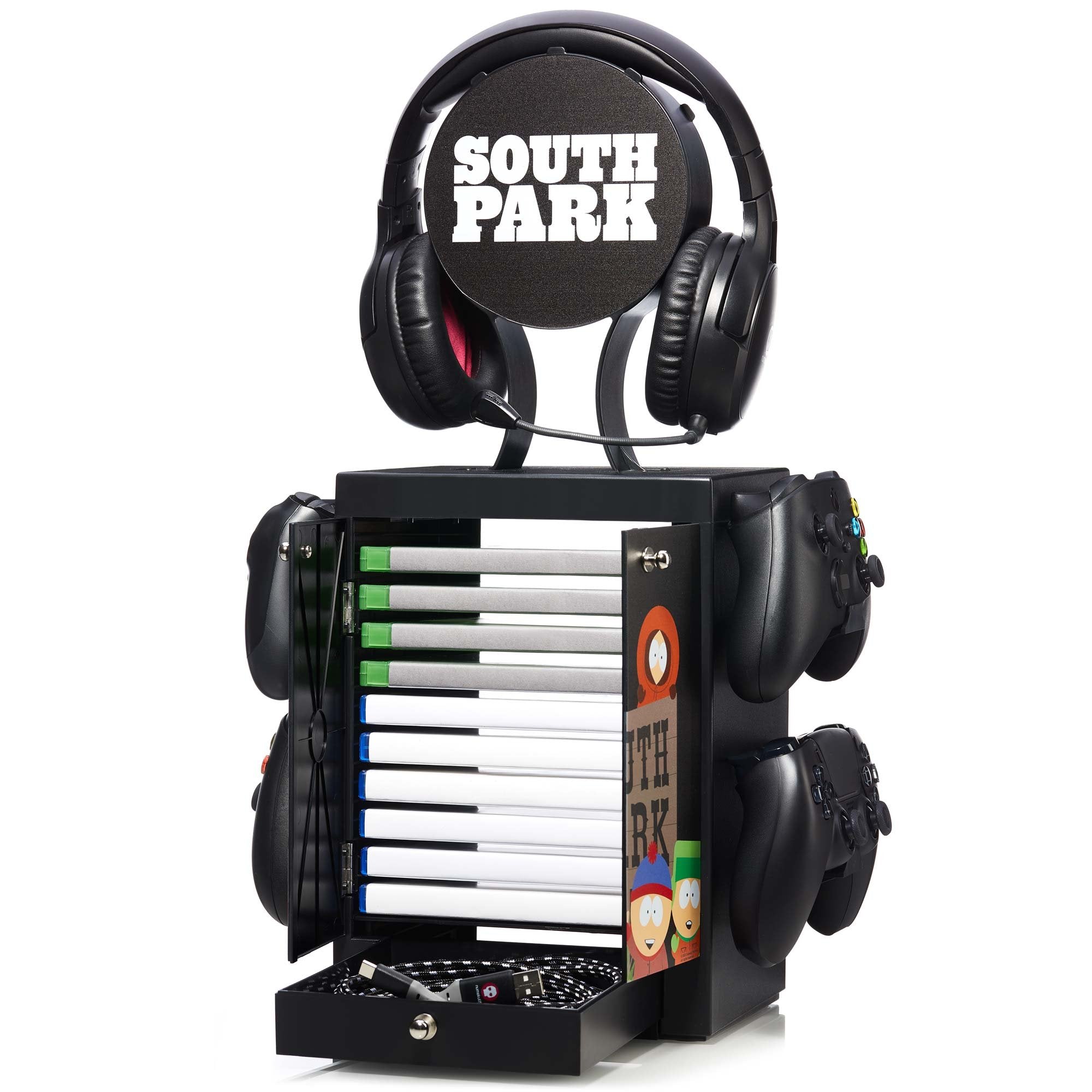 Numskull - Meuble de rangement inspiré de South Park pour gamer - flash vidéo