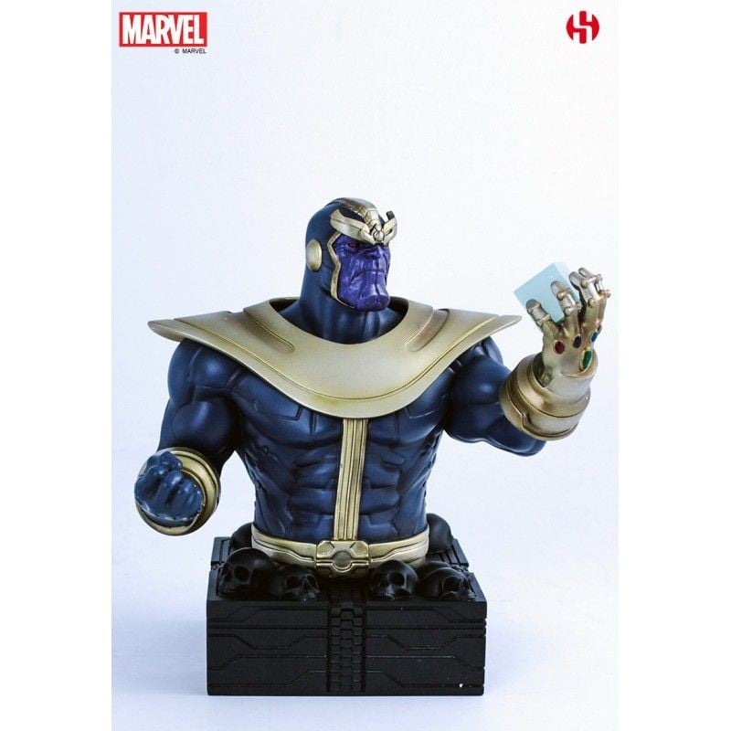 Marvel - Buste de Thanos 23cm - flash vidéo