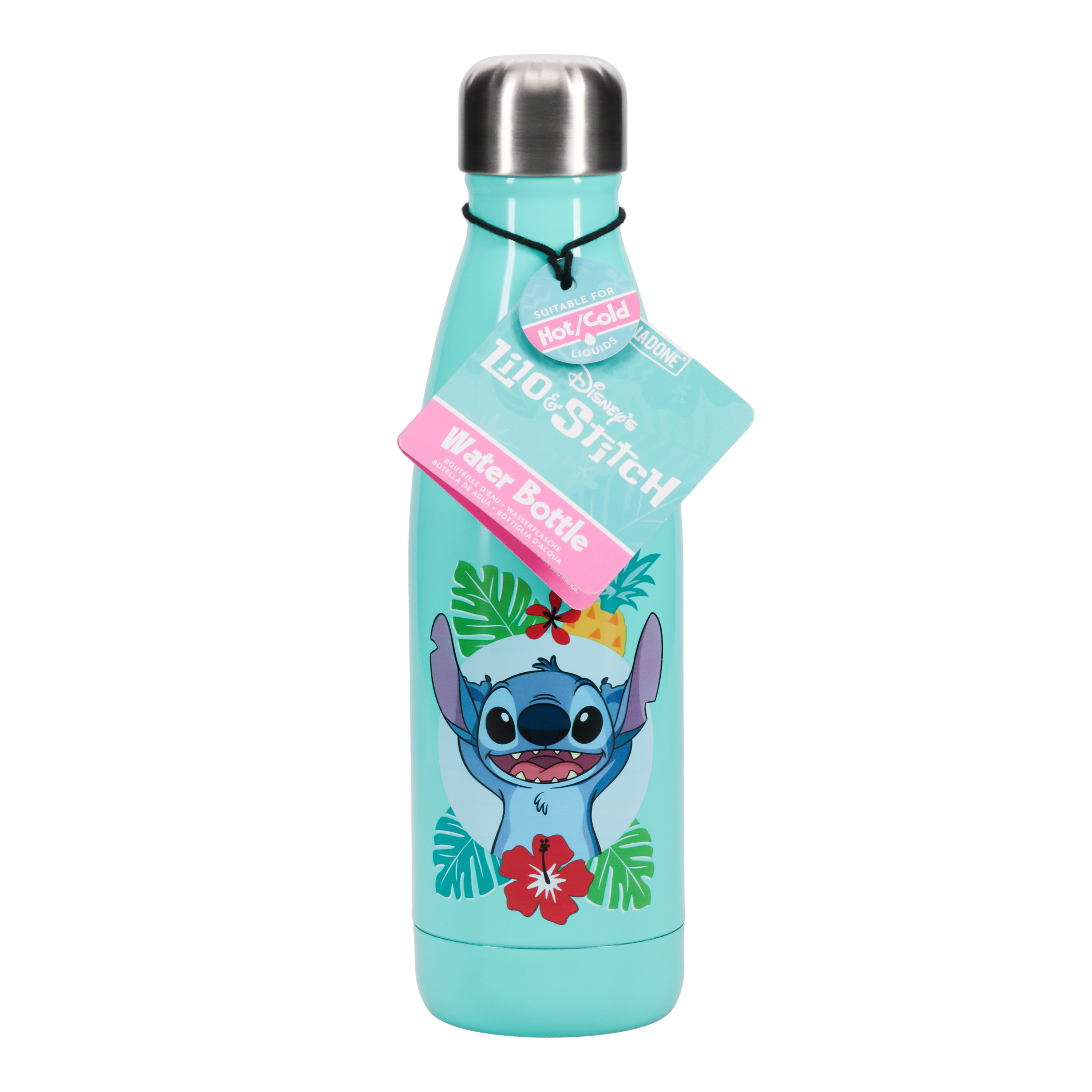 Lilo & Stitch - Bouteille d'eau en métal Stitch - flash vidéo