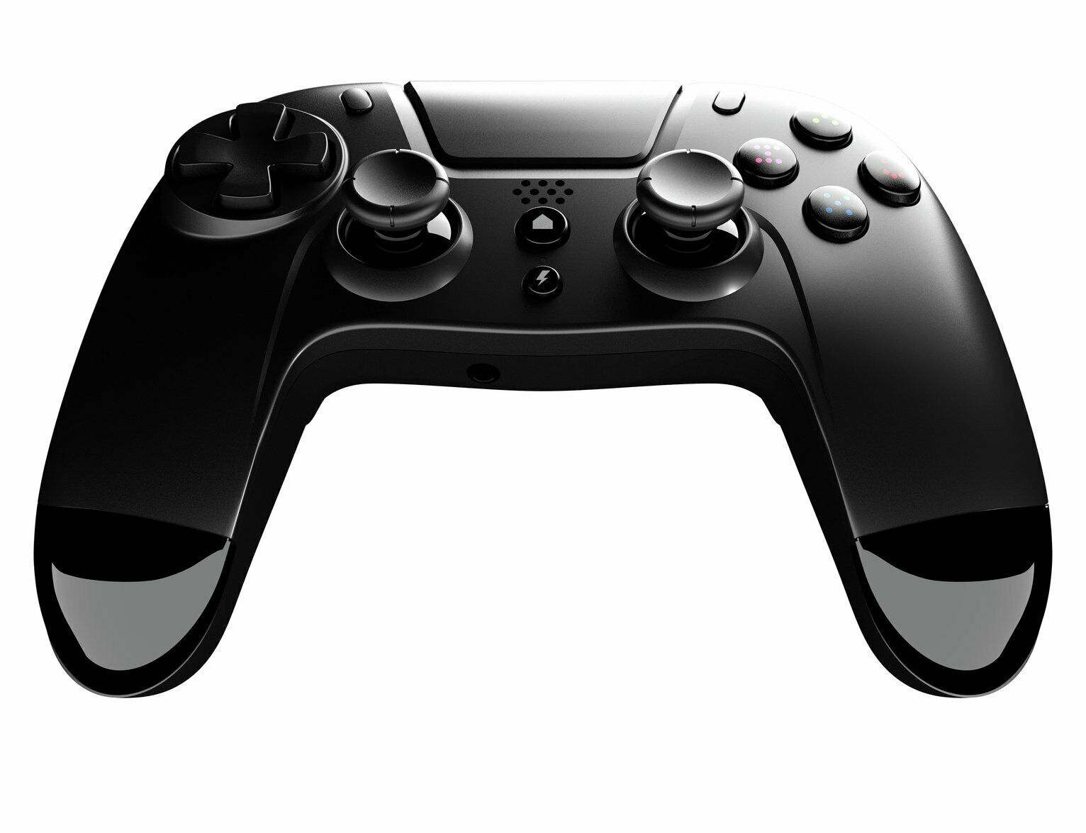 Gioteck - Manette sans fil premium bluetooth VX4 Noir pour PS4 et PC - flash vidéo