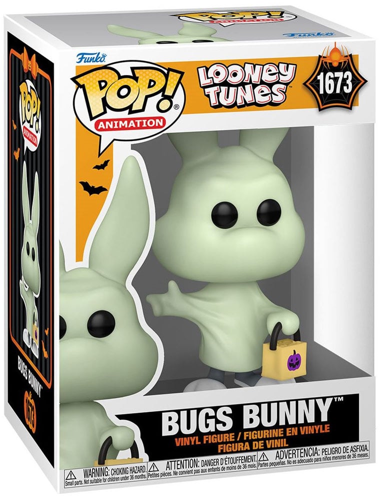 Funko Pop! Animation: Looney Tunes Halloween - Bugs Bunny (Ghost) - flash vidéo