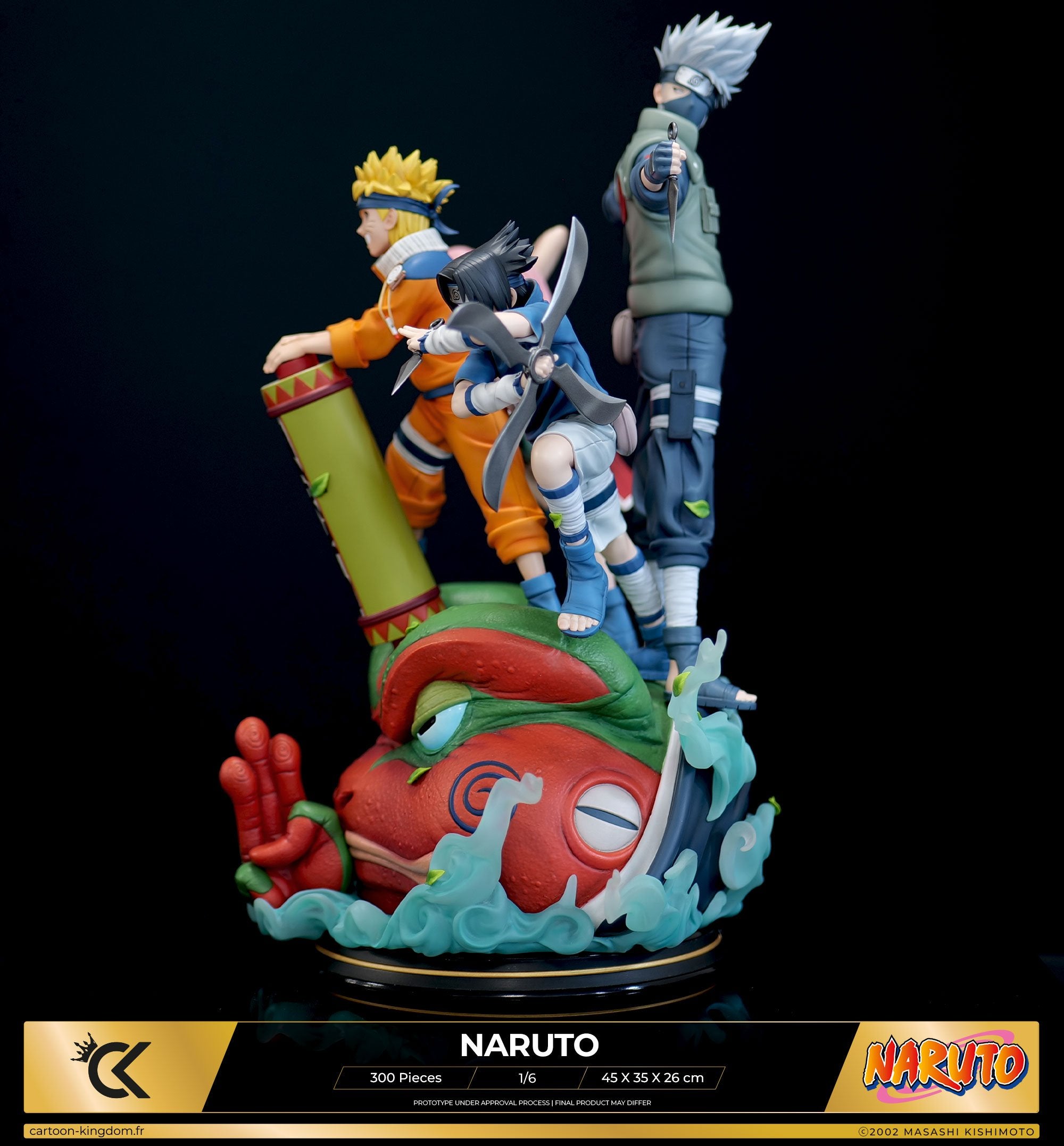 Cartoon Kingdom - 1:6 Statues - Naruto "Team 7" Statue 45cm - flash vidéo