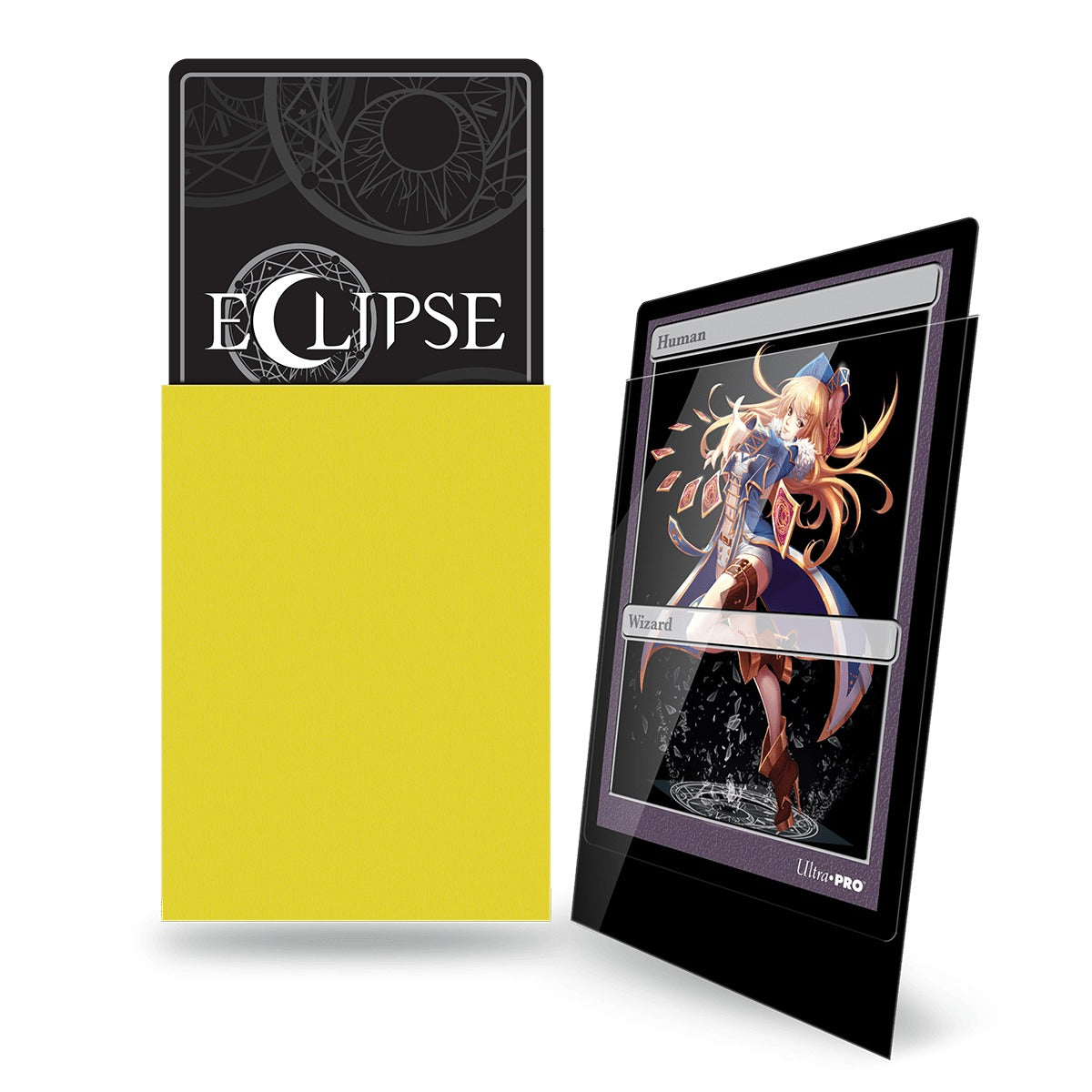 Ultra Pro - Eclipse Gloss Sachet de 60 protèges cartes petit format Jaune Citron (62 x 89 mm) - flash vidéo