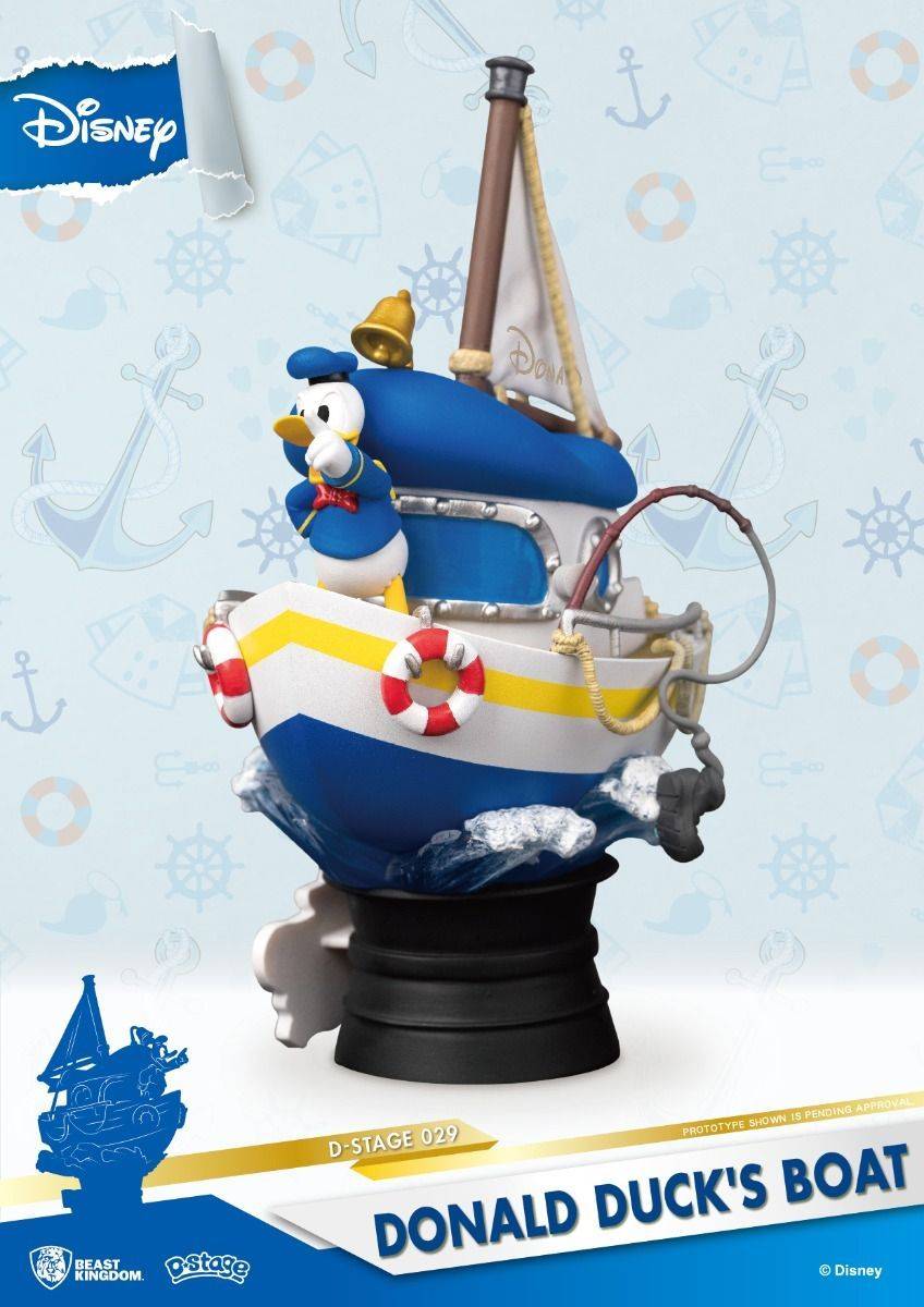 Disney - Diorama-029 - Donald Duck's et son bateau - flash vidéo