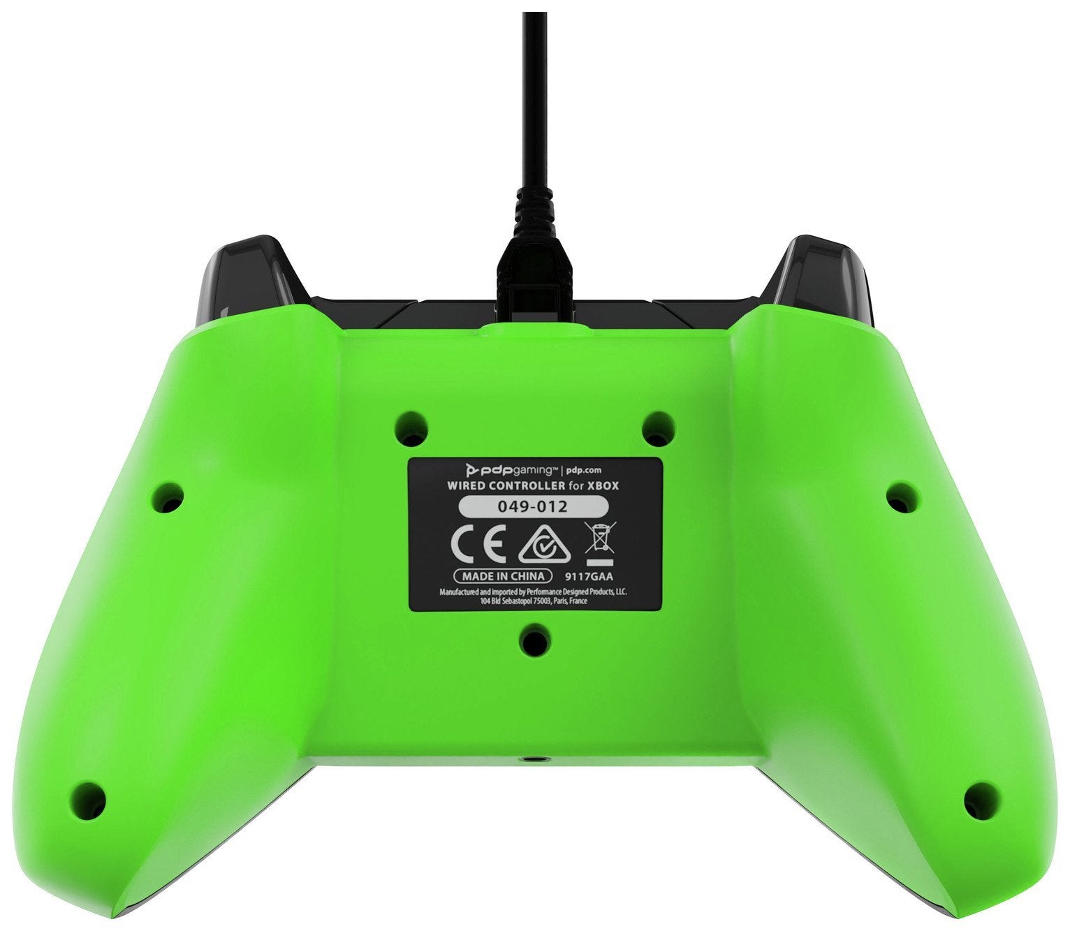 PDP - Manette de jeu filaire Neon Carbon pour Xbox Series X|S, Xbox One et Windows 10 - flash vidéo