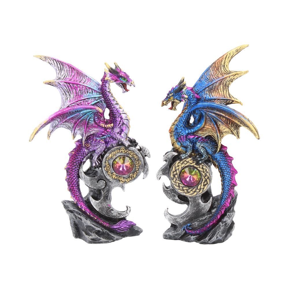 Set of 2 Realm Protectors Dragon Figures 15cm - flash vidéo