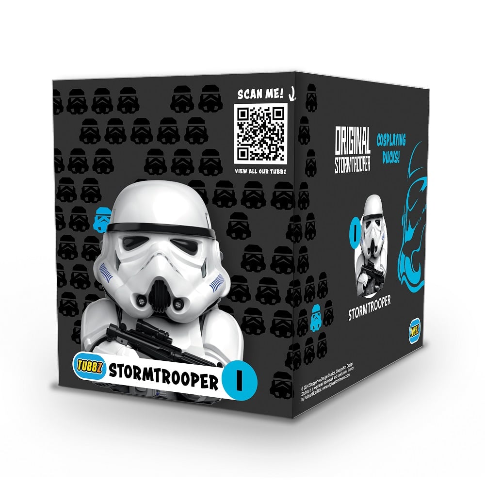 Best of TUBBZ Boîte Canard de bain - Star Wars - Stormtrooper - 9cm - flash vidéo