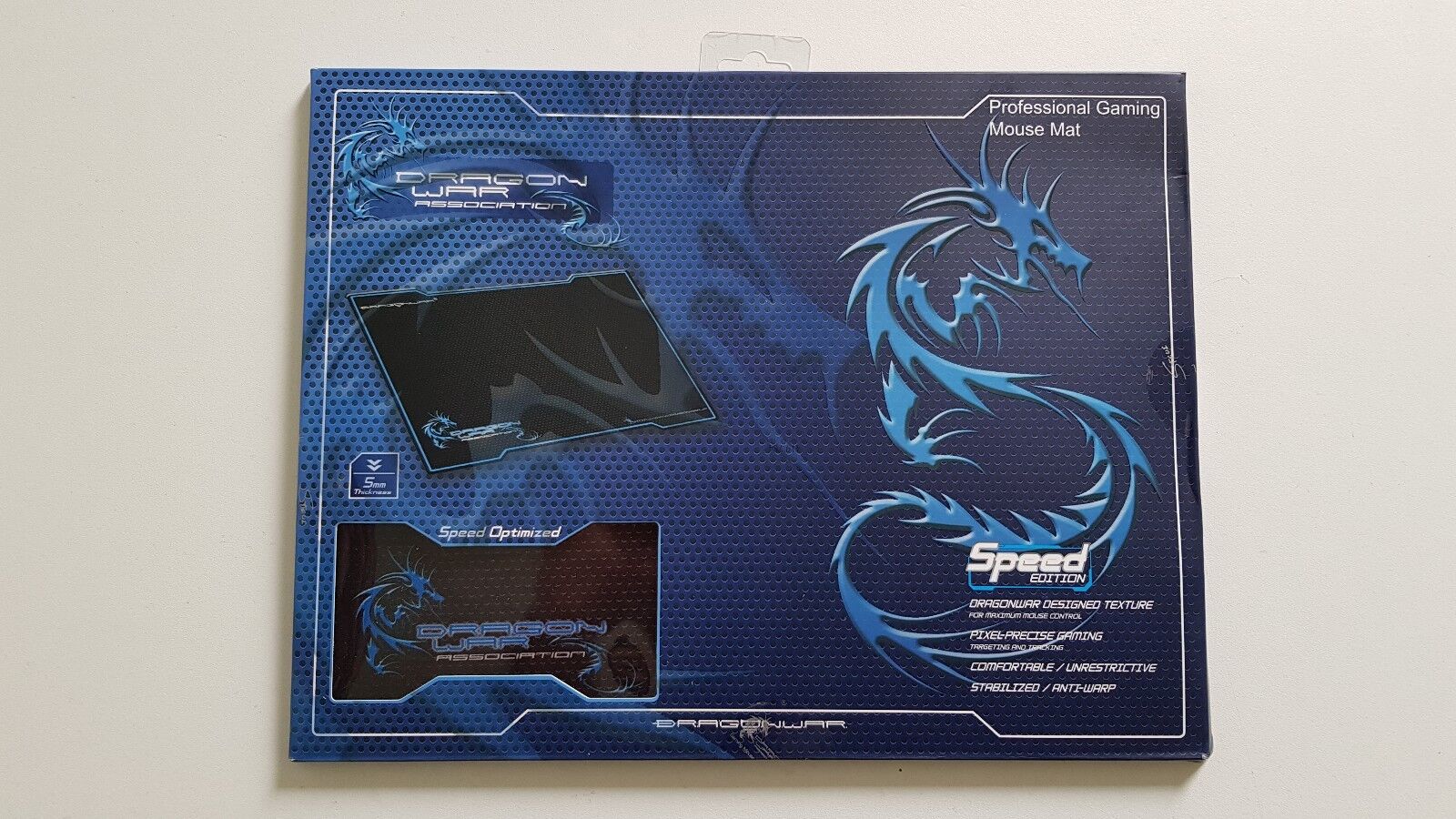 Dragonwar Gaming Mousepad Speed Edition - flash vidéo