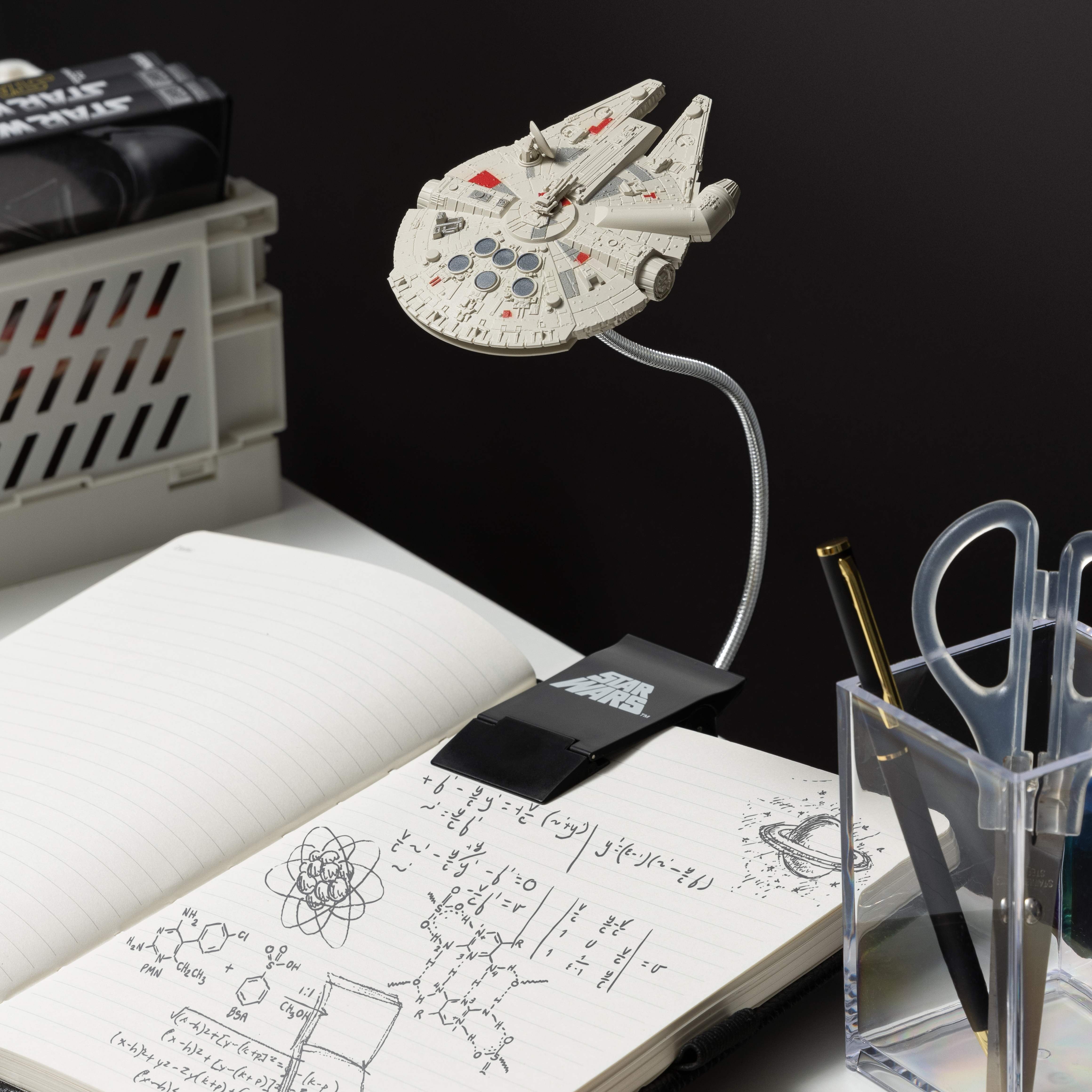Star Wars - Lampe de lecture Faucon Millenium - flash vidéo