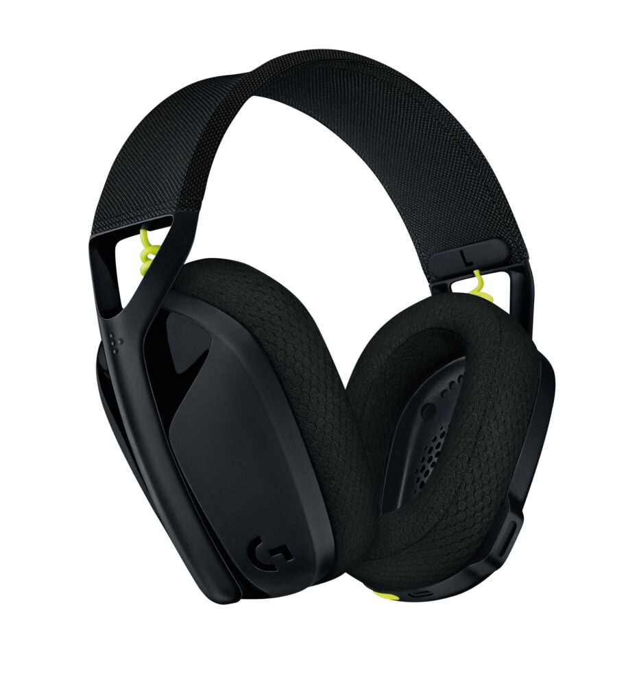 Logitech Casque de jeu sans fil Lightspeed G435 Noir et Jaune Fluo pour PS5, PS4, PC et Mac - flash vidéo