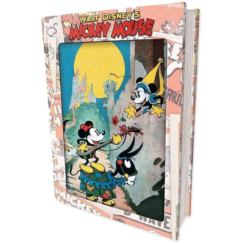 Disney - Puzzle livre lenticulaire Mickey au Moyen Âge 300 pcs 41x31 cm - flash vidéo