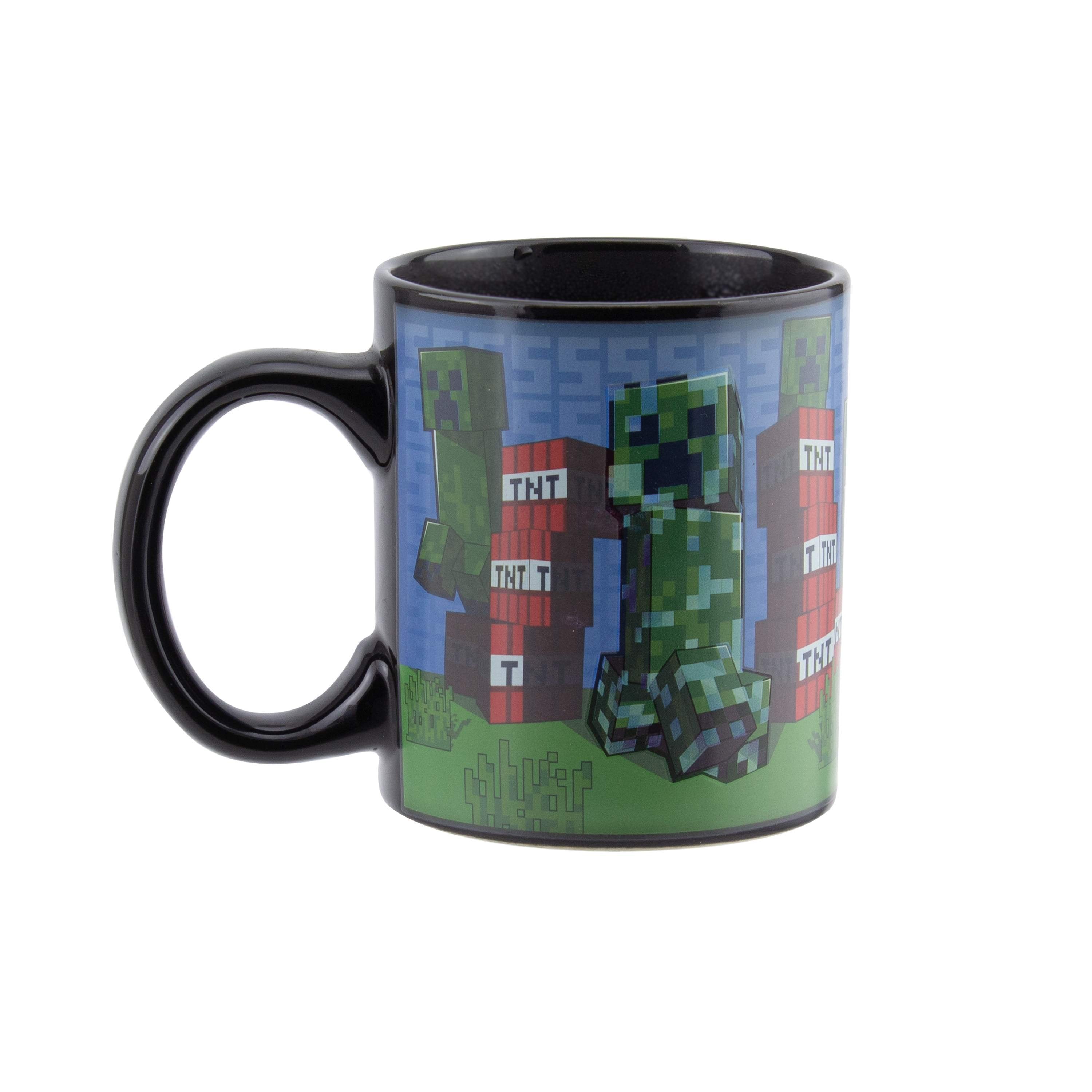 Minecraft - Mug thermoréactif Creeper 300ml - flash vidéo