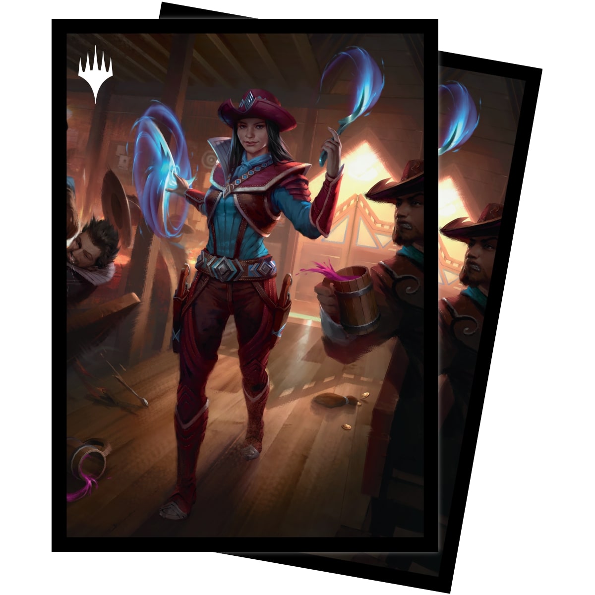 Ultra Pro - Magic: The Gathering - Outlaws of Thunder Junction - Sachet de 100 protèges cartes standard - Stella Lee (63 x 89 mm) - flash vidéo