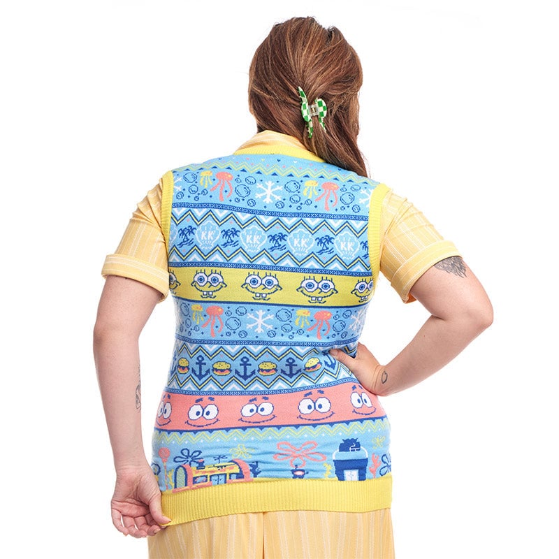 Numskull - Bob l'éponge - Débardeur de Noël UK 2XL - flash vidéo