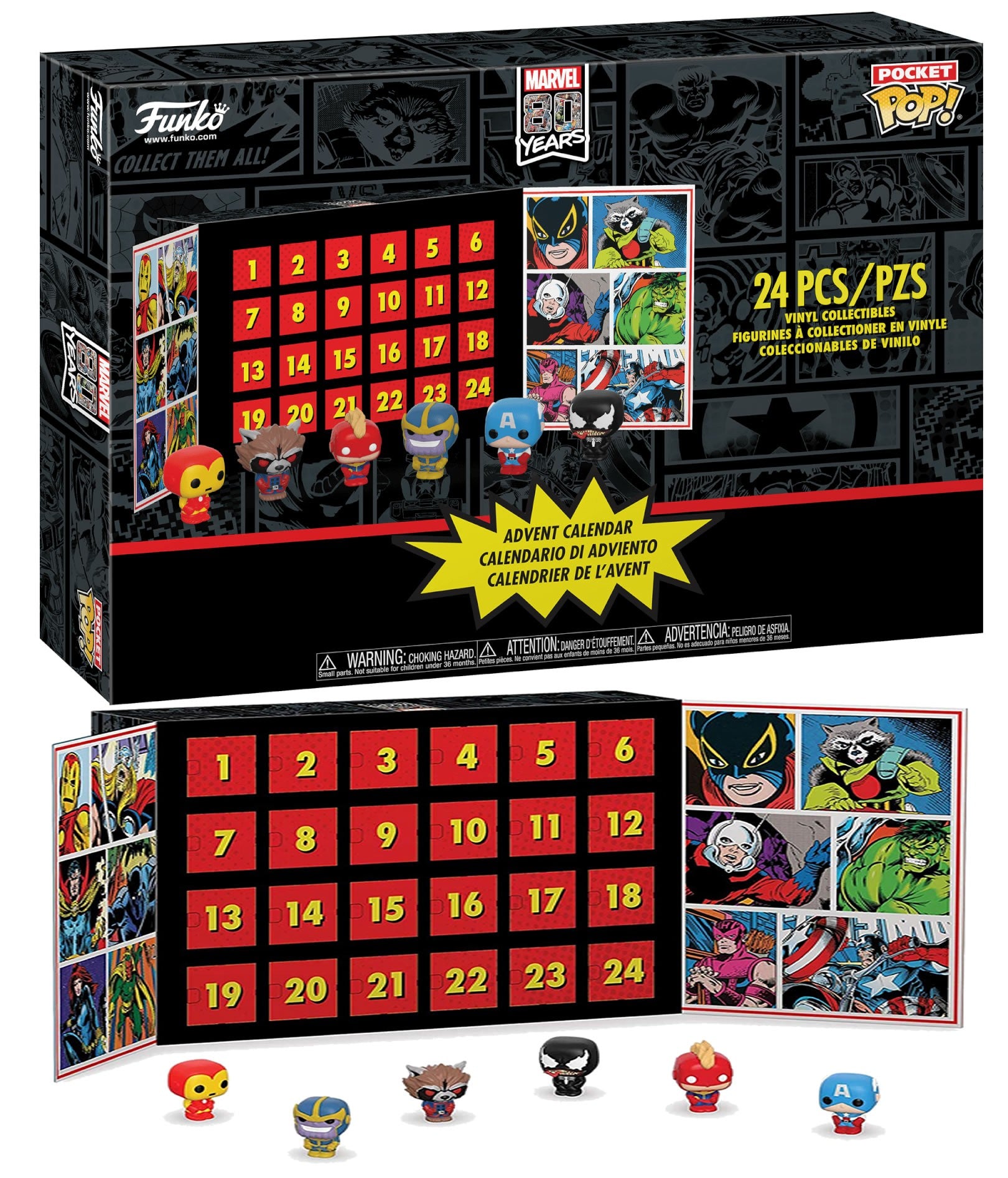 Funko Advent Calendar Marvel Avengers - flash vidéo