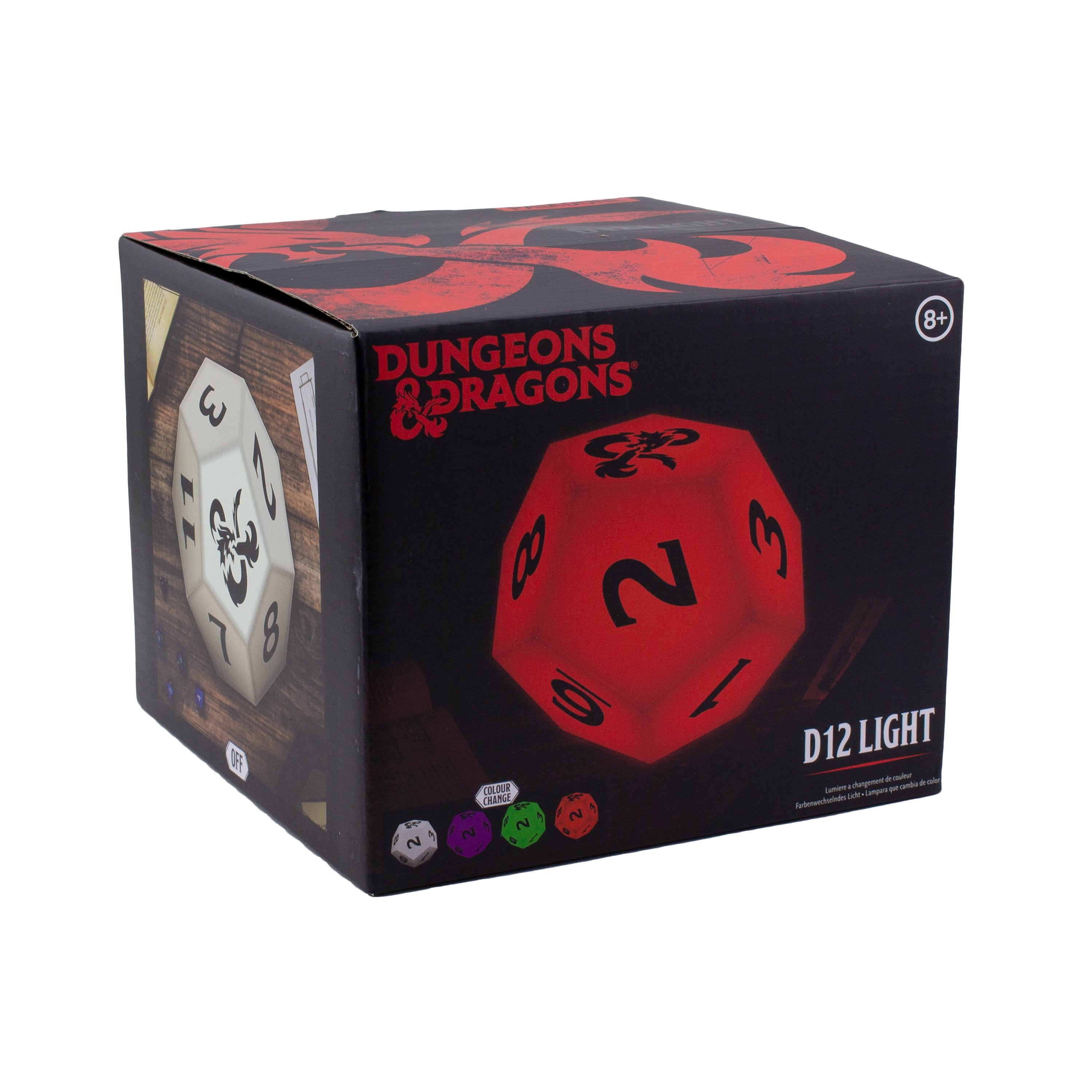 Donjons et Dragons - Lampe Dé 12 faces - flash vidéo