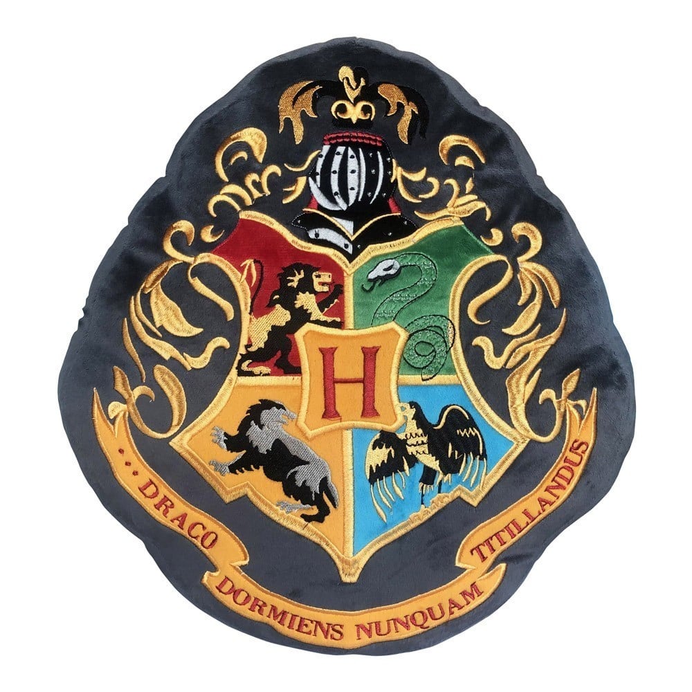 Harry Potter - Coussin en forme de Blason de Poudlard 40 cm - flash vidéo