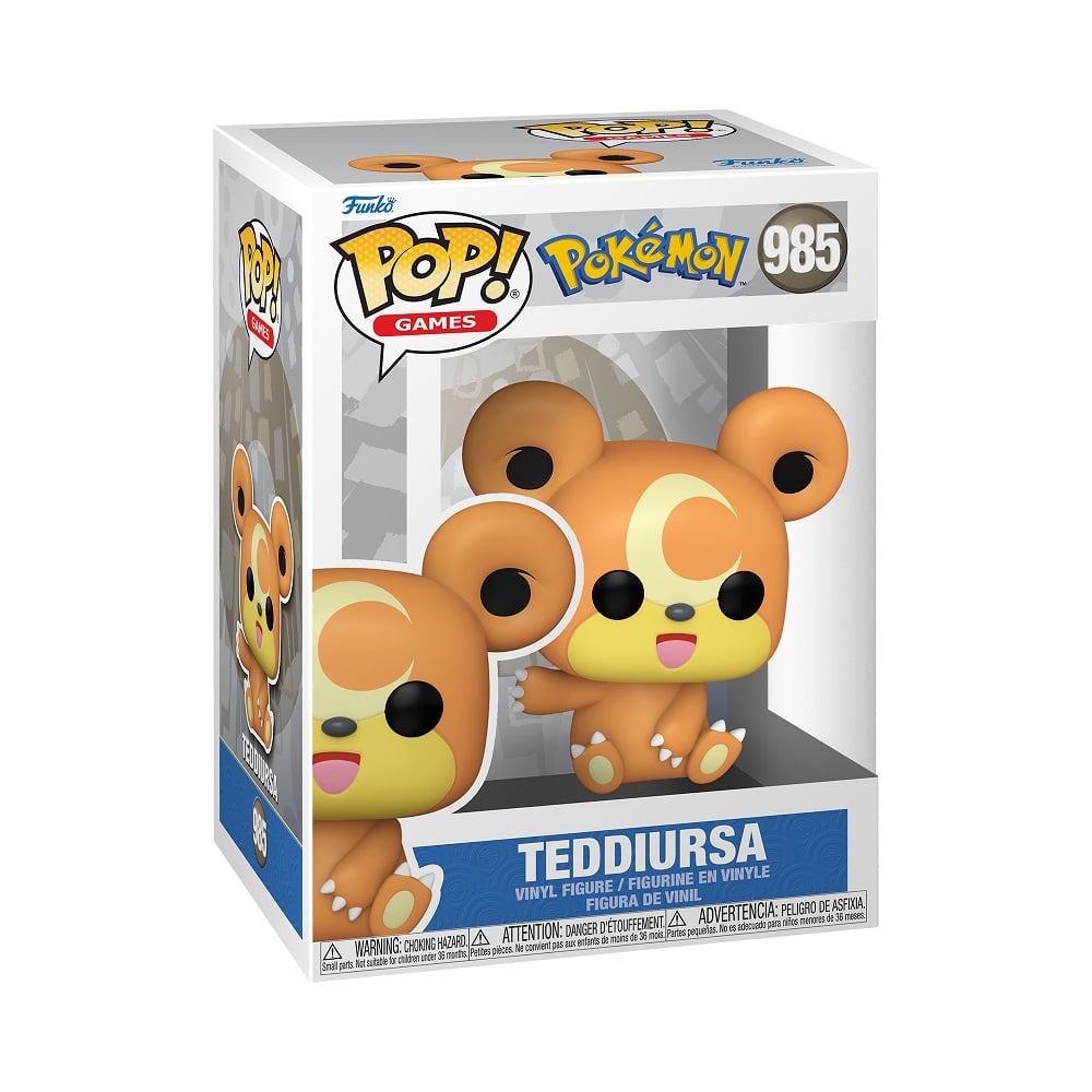 Funko Pop! Games: Pokémon - Teddiursa - flash vidéo