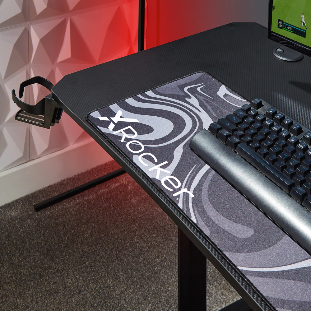 X Rocker - Panther Low Profile Esports Gaming Desk - flash vidéo