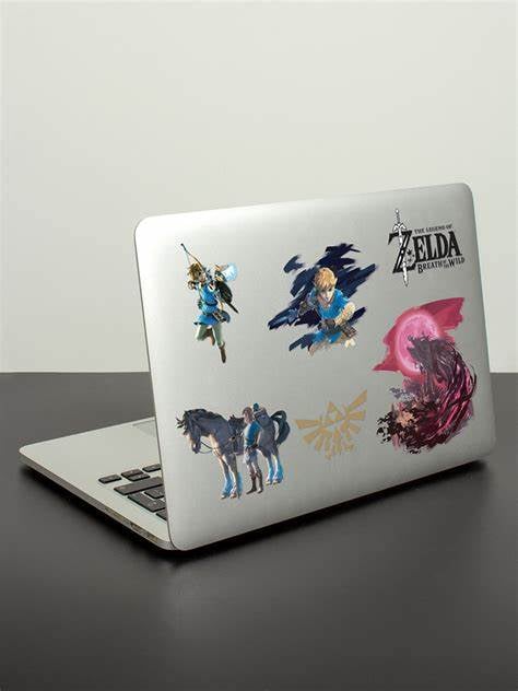 The Legend of Zelda Breath of the Wild - Pack d'Autocollant - flash vidéo