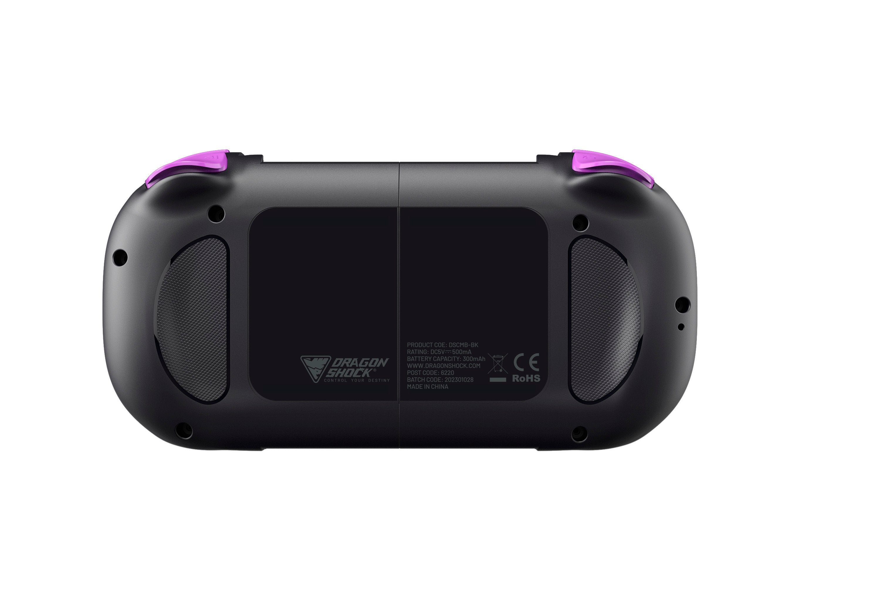 DragonShock - Manette sans fil Bluetooth PHOTON Noir pour Mobile - flash vidéo