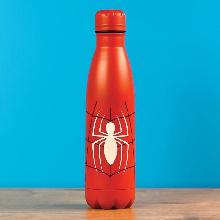 Spider-Man - Torse Bouteille d'Eau en Métal 550 ml - flash vidéo